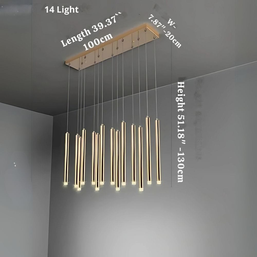 Modern Black & Gold Chandelier - Elegant Dining Room Ceiling Light Fixture for Home Decor | Perfect for Formal Dining Rooms, Wedding Venues & Luxury Interiors