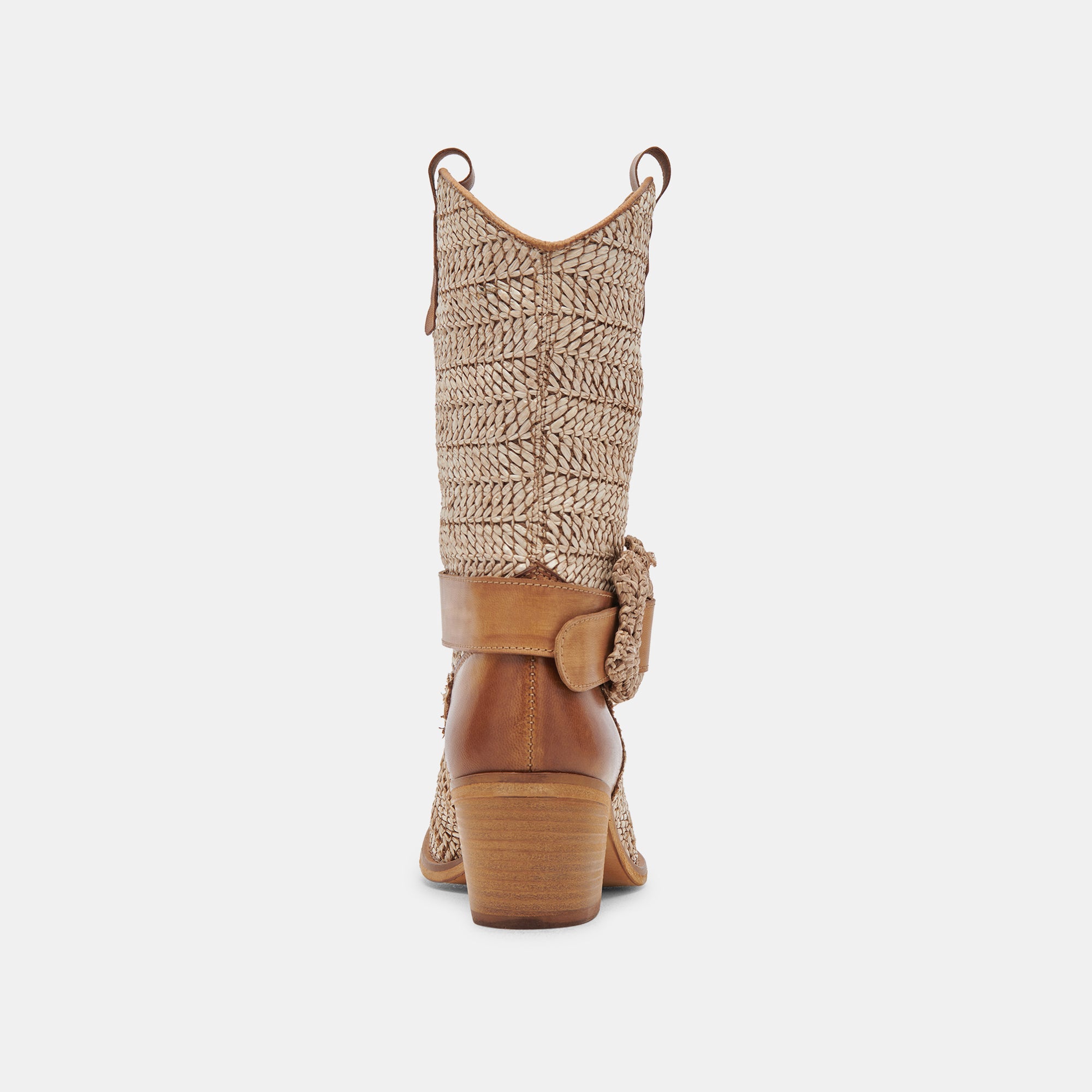 HOSS Brown Multi Raffia Boots - Stylish & Comfortable Women's Ankle Boots for Casual Outfits, Date Nights & Fall Fashion