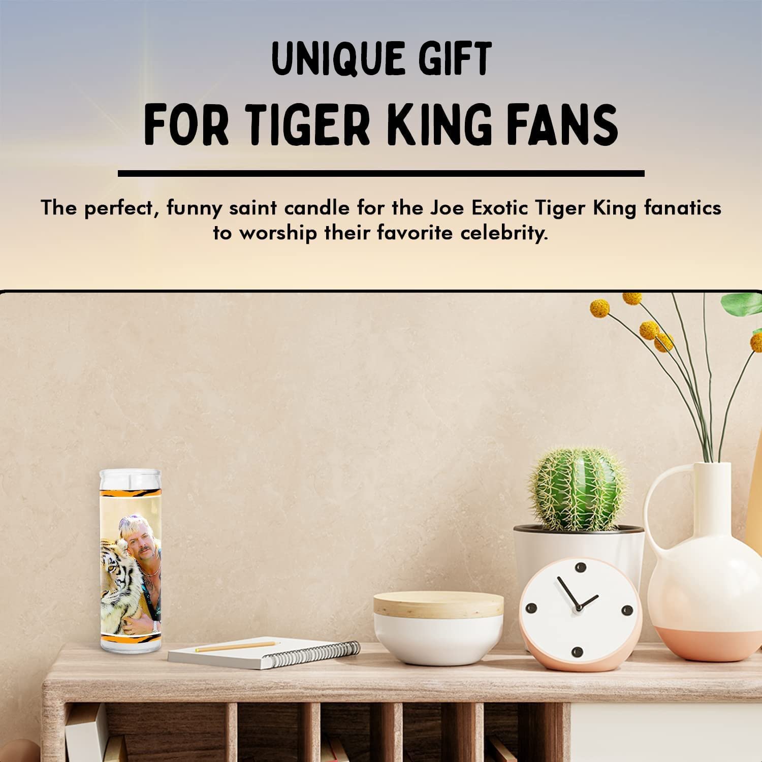 Joe Exotic Tiger King Prayer Candle - 8