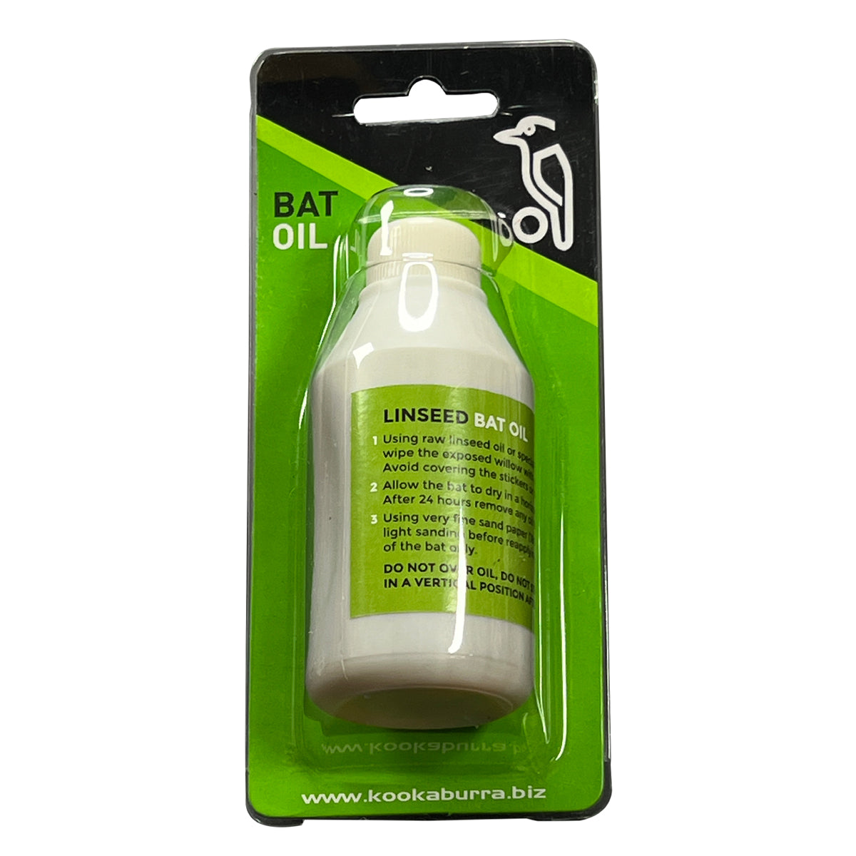 Kookaburra Bat Oil - Premium Cricket Bat Maintenance Oil for Enhanced Grip & Performance | Perfect for Leather & Wooden Cricket Bats