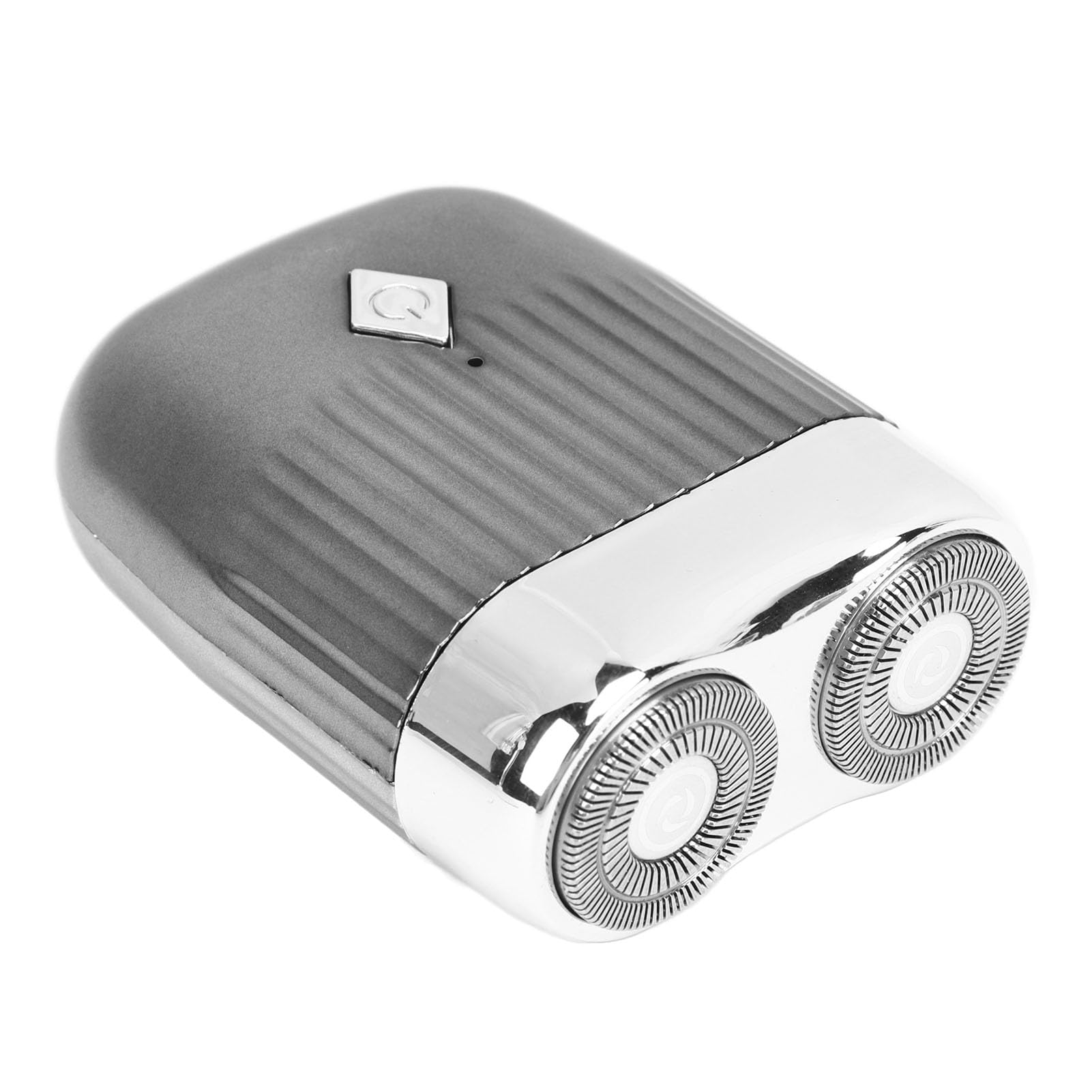 Premium Rotary Electric Shaver for Men - Waterproof Rechargeable Shaver with Dual Stainless Steel Cutter Heads, Washable Design - Ideal for Travel, Home & Office Use (Black)