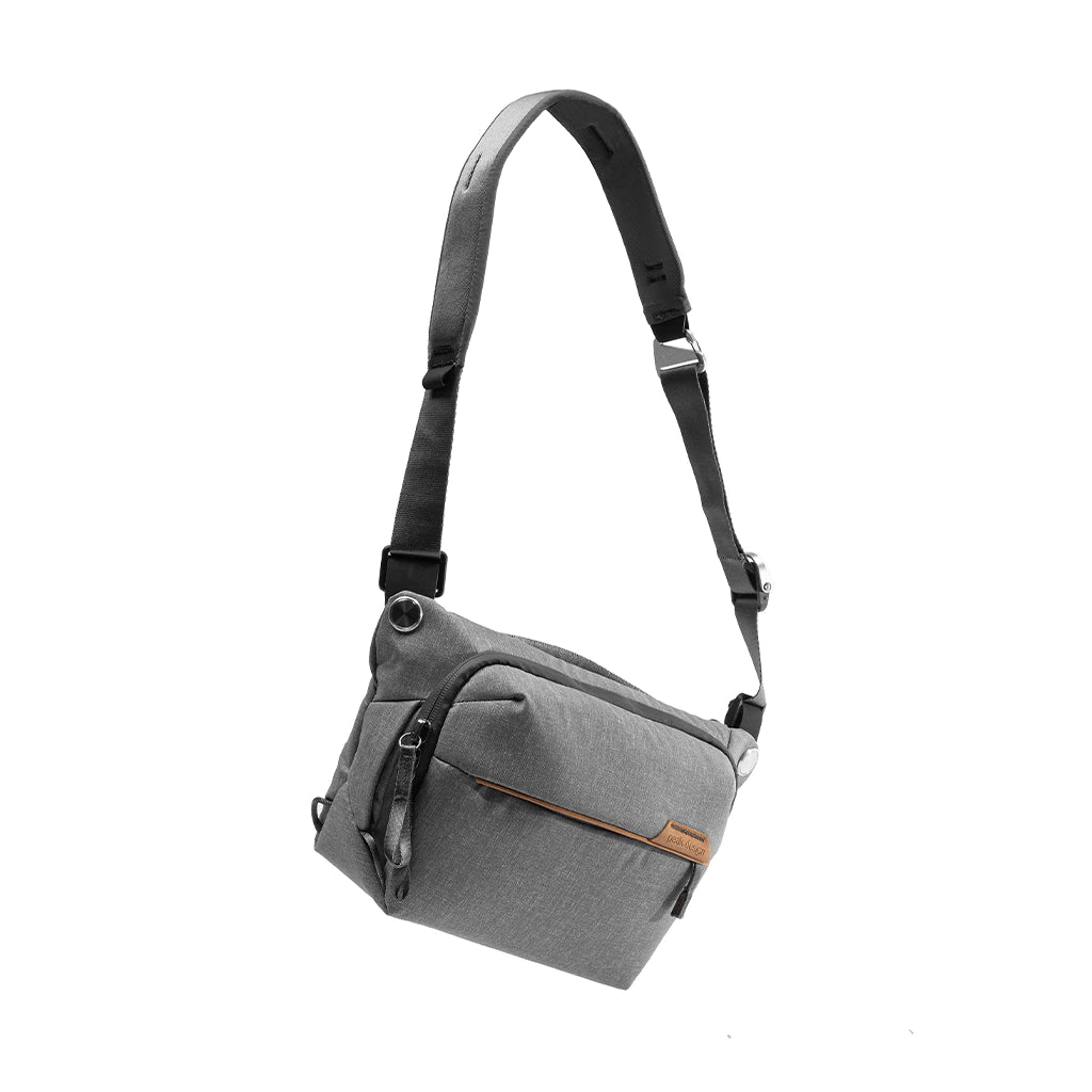 Peak Design Everyday Sling 10L v2 Ash - Compact Camera Bag for Photographers | Waterproof & Durable for Travel, Hiking & Urban Commute
