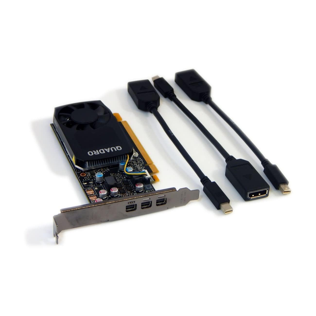 PNY Nvidia Quadro P400 2GB GDDR5 Single-Slot Graphics Card - 256 CUDA Cores, 64-bit, 3x Mini DisplayPort 1.4, 30W, PCIe 3.0 x16 - High/Low Profile Bracket (Renewed) | Ideal for CAD, Video Editing & Multi-Monitor Workstations