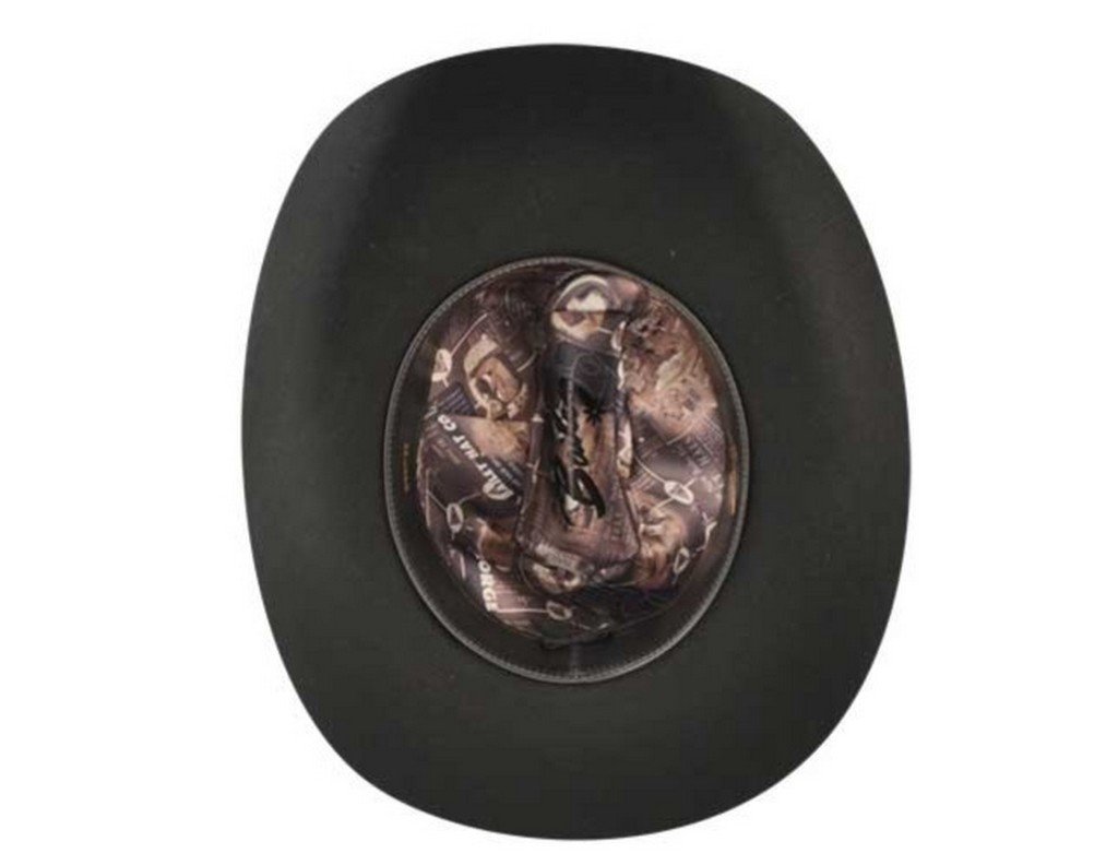 Alamo 2X Cowboy Western Hat for Men - Genuine Leather Rancher Hat with Wide Brim - Perfect for Rodeo, Country Music Festivals & Outdoor Adventures