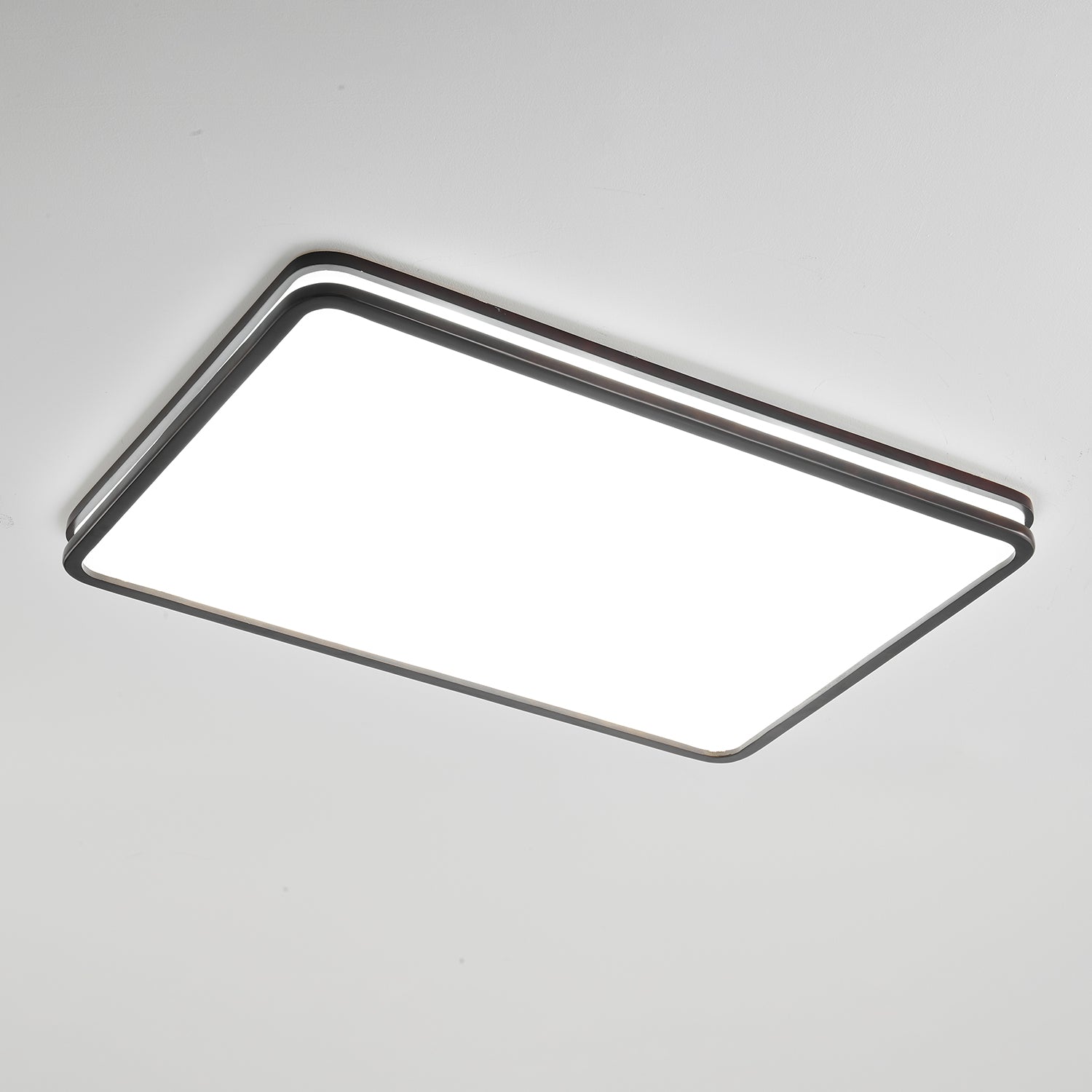 Cirro Modern Ceiling Light Fixture - Energy Efficient LED Flush Mount Light for Living Room, Bedroom, Kitchen - Dimmable Bright White Lighting for Home & Office Decor