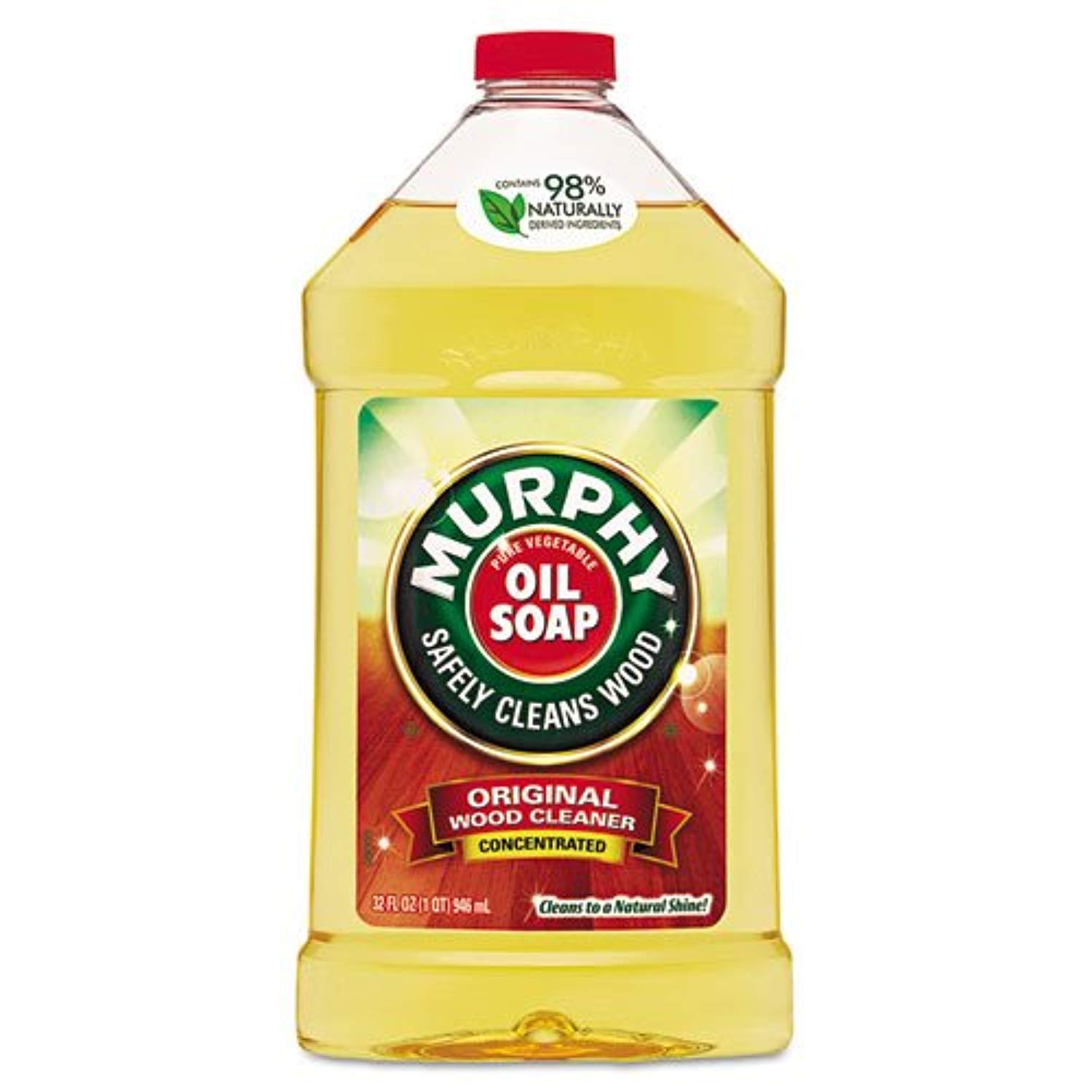 Murphy Oil Soap 1106 Concentrate - 32 oz Bottle (Pack of 12) | Wood Cleaner & Polish for Floors, Furniture & Cabinets | All-Natural Cleaning Solution