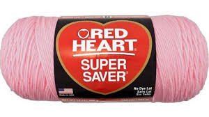 Bulk Buy Red Heart Super Saver Yarn 2-Pack - Petal Pink | Soft Acrylic Yarn for Knitting, Crochet & DIY Crafts