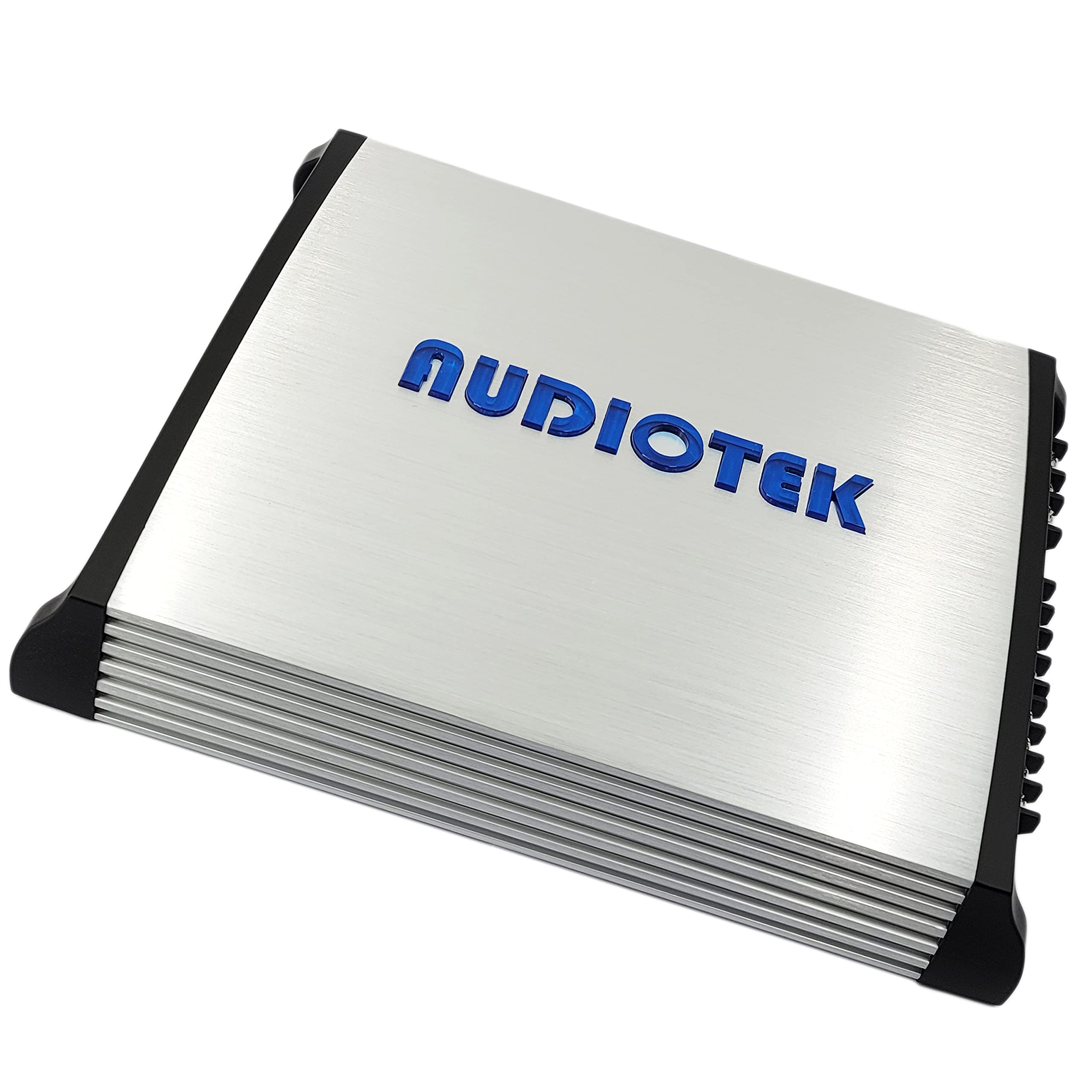 Audiotek AT804 4 Channel Car Amplifier 1000W - 2 Ohm Stable, Class AB, MOSFET Power Supply, LED Indicator, Full Range Stereo Audio for Car Speakers | Perfect for Car Audio Upgrades, Bass Boost & Sound System Enhancement