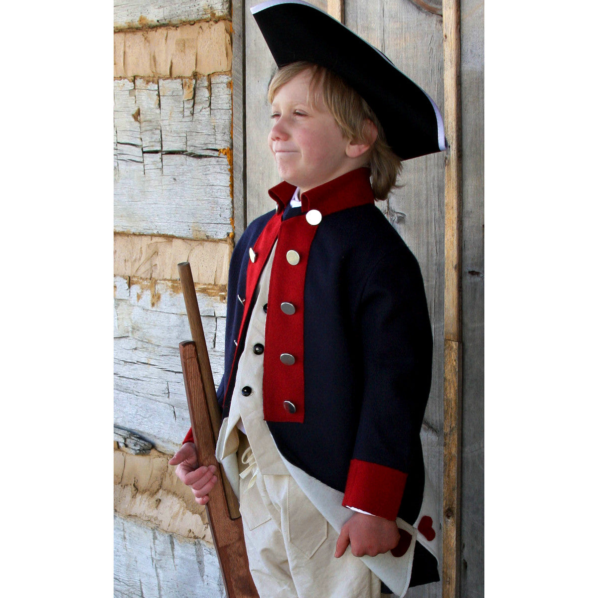 Boys Revolutionary War Coat - Authentic Colonial Costume for Kids - Perfect for Halloween, Historical Reenactments & School Plays