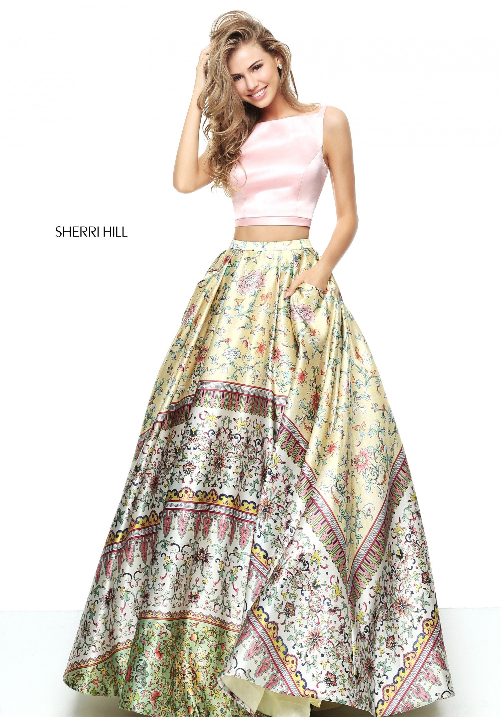 pink/yellow print