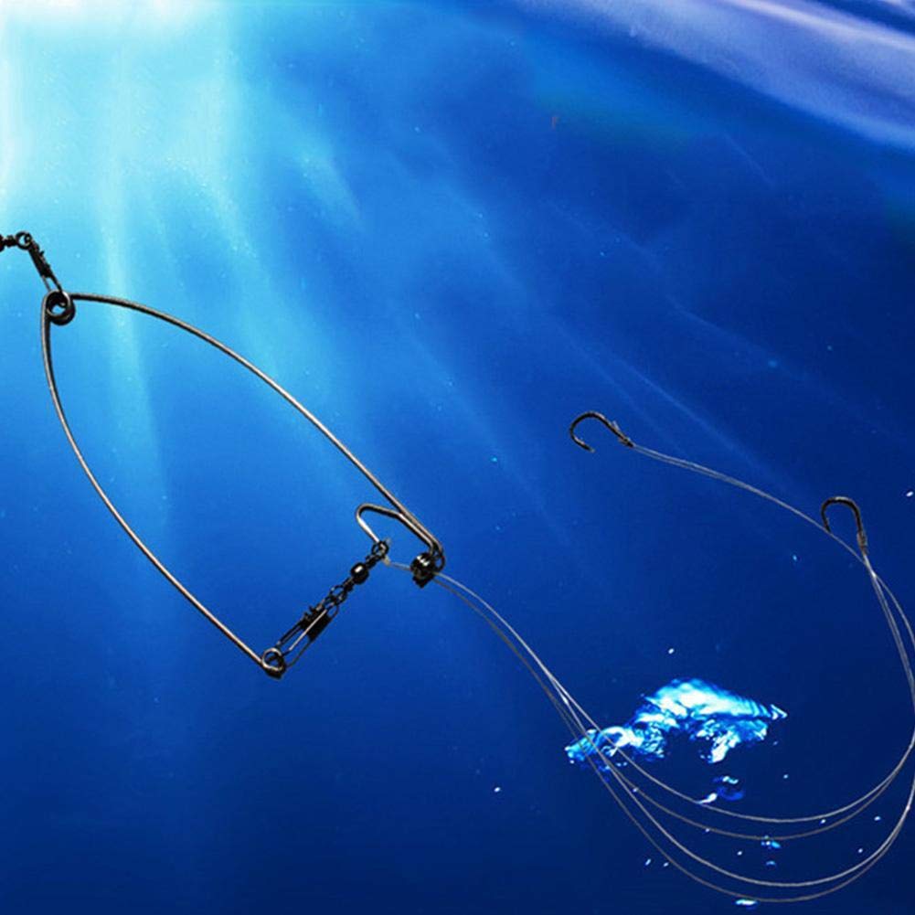 Madames Automatic Fishing Hook - Spring Loaded Speed Hook for Ice Fishing & Bait Traps | Easy-to-Use Fishing Device for Beginners & Professionals | Perfect for Freshwater, Saltwater & Winter Fishing Adventures