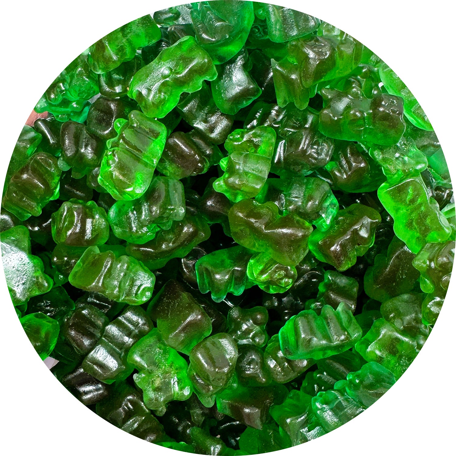 Jovy Gummy Bears Green Apple Flavor | 5 Pound Bulk Bag | Perfect for Parties, Movie Nights & Office Snacks
