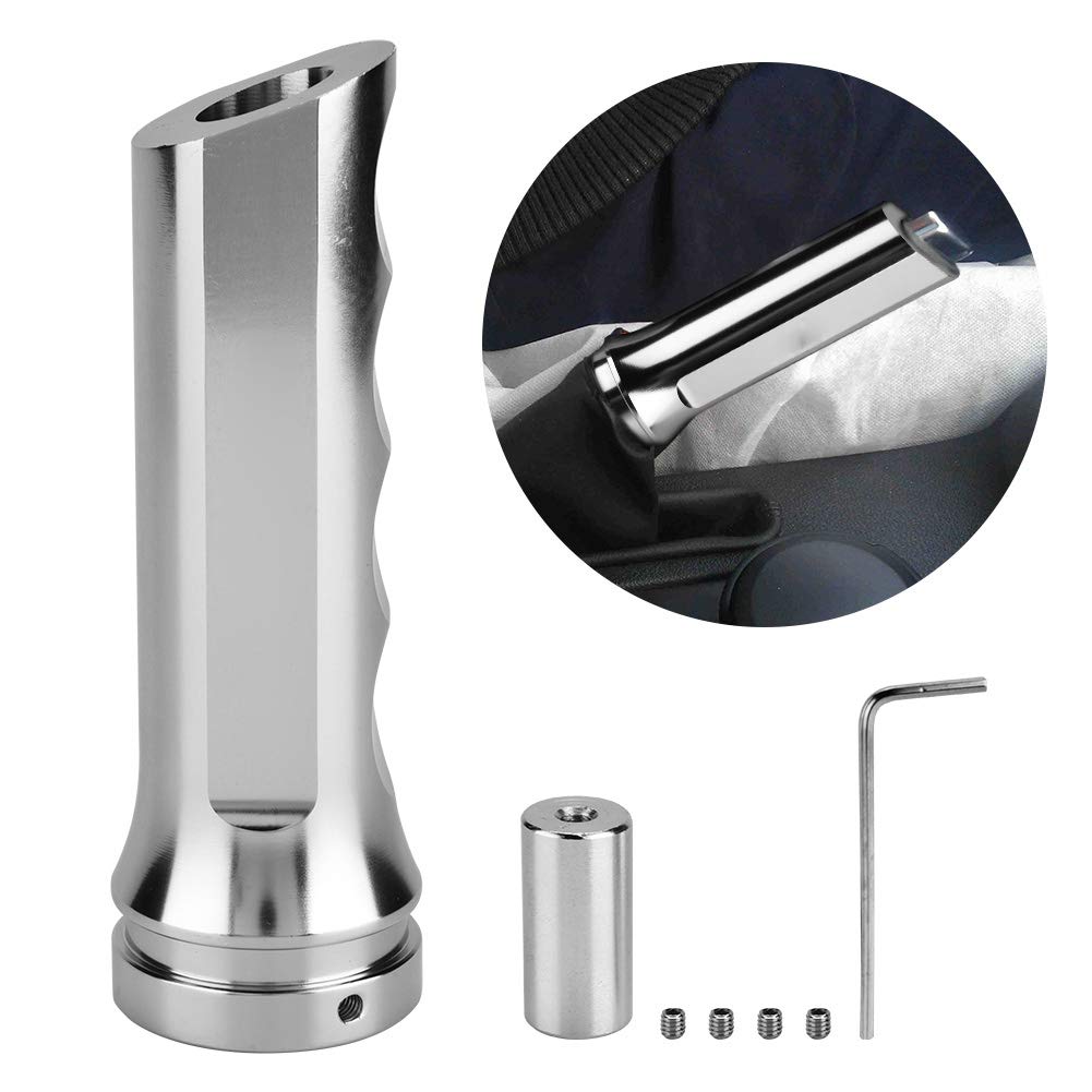 Universal Aluminum Car Handbrake Cover - Durable Handle Protector & Replacement Sleeve for Smooth Gear Shifting | Perfect for Daily Commute, Road Trips & Car Interior Protection