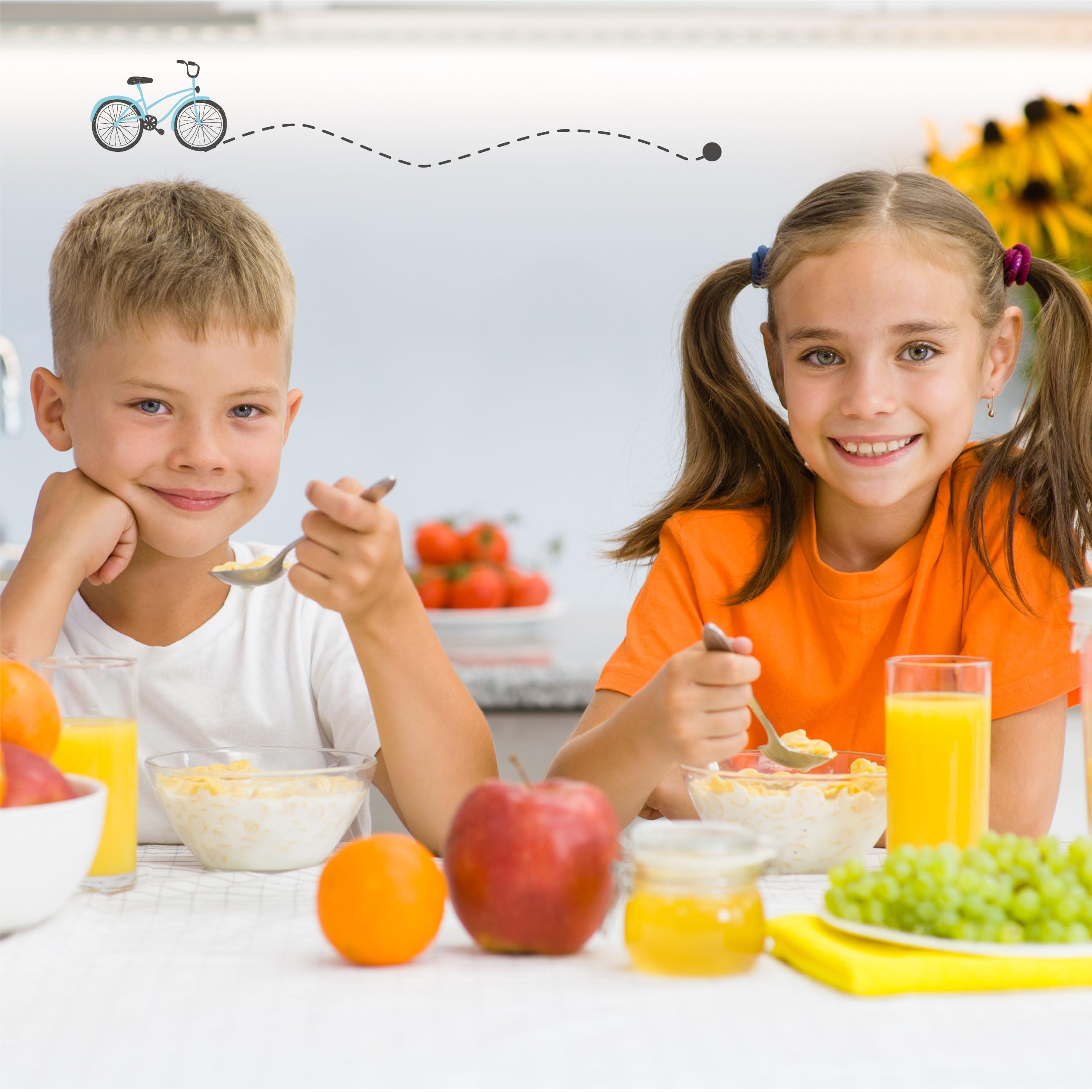 24-Piece Kids and Toddler Silverware Set - Stainless Steel Forks, Spoons & Kid-Safe Knives for Babies, Preschoolers & Children | Durable Metal Flatware for Home, School Lunch & Travel
