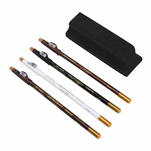 Beard Pencil Filler & Grooming Sponge Kit - Natural Beard Filling & Styling Tool for Men - Perfect for Home Hair Salon & DIY Beard Care