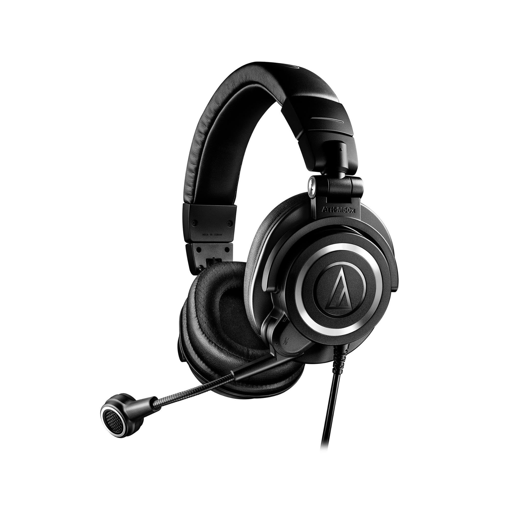 Audio-Technica ATH-M50xSTS-USB Professional Studio Monitor Headphones with USB for Streaming, Gaming & Podcasting - Perfect for Twitch, YouTube & Home Recording Studios