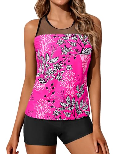 Pink Floral Leaves