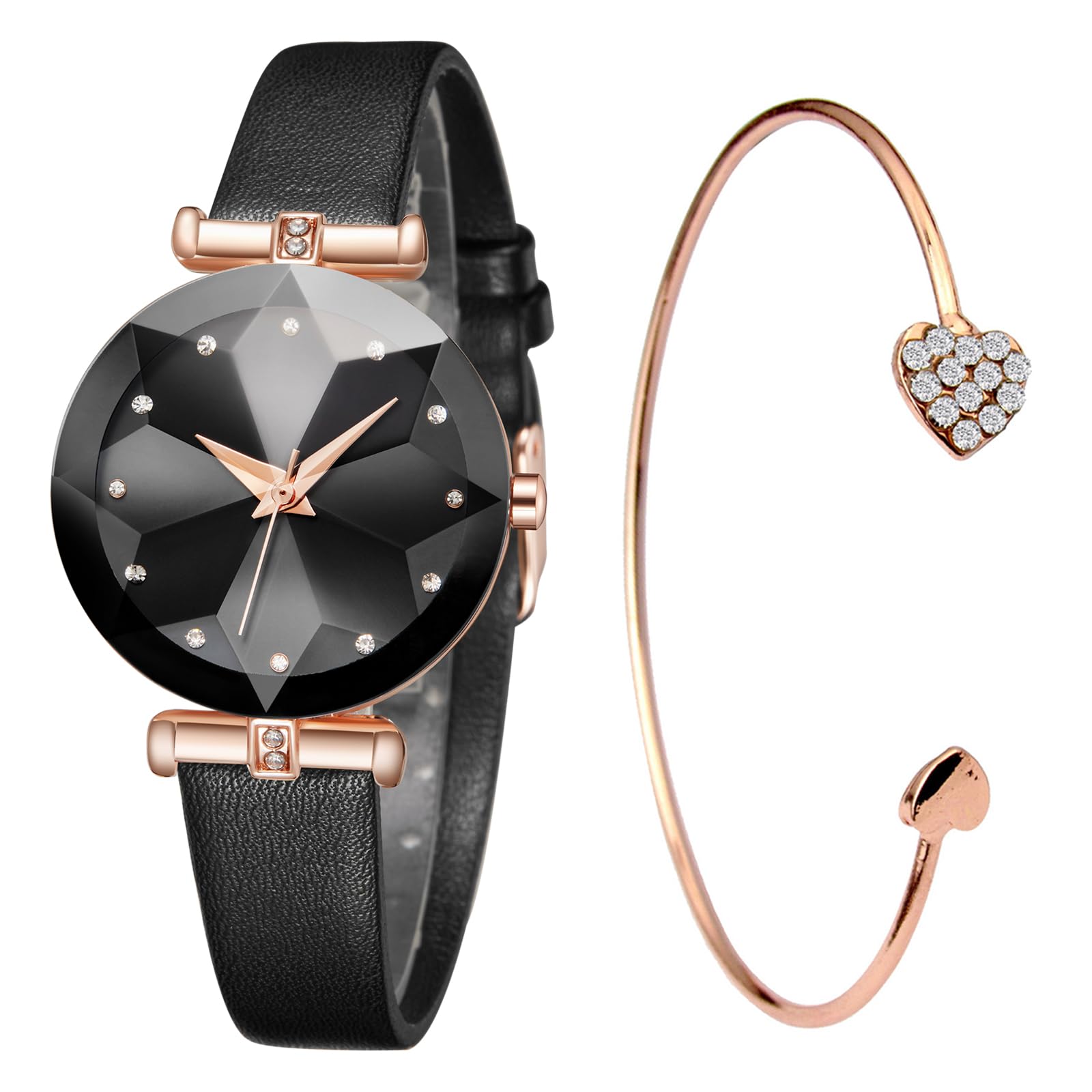 Elegant CIVO Women's Analog Quartz Watch - Rectangle Design, Leather Strap, Slim Casual Wristwatch for Office, Party & Everyday Wear