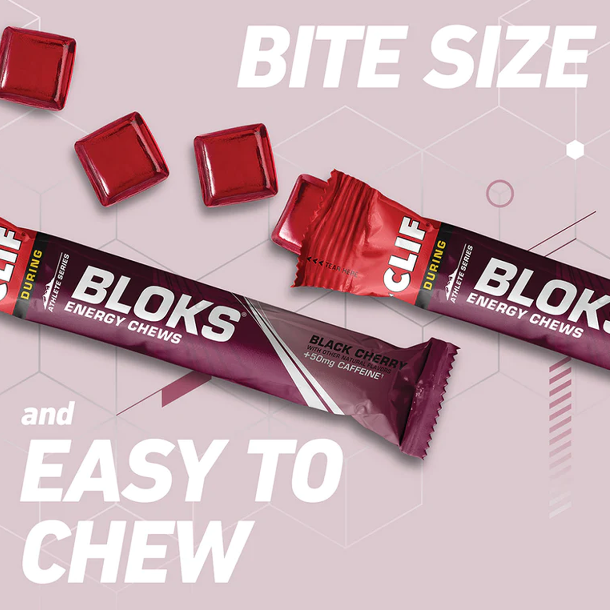 Bloks Energy Chews - Natural Energy Boost with B Vitamins & Caffeine | Perfect for Workouts, Hiking & Long Study Sessions