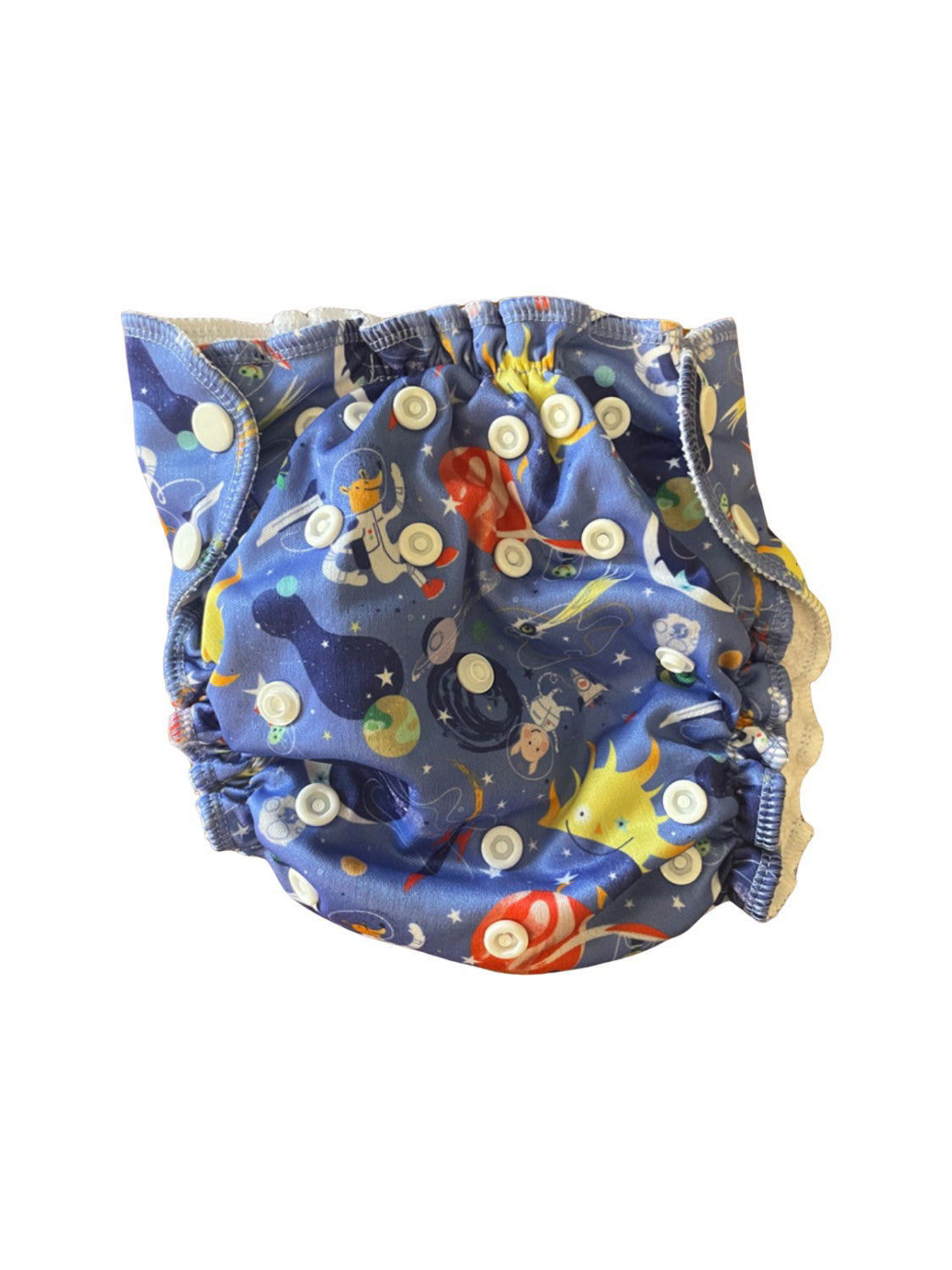 Apple Cheeks Cloth Diaper One Size - Soft Reusable Baby Diapers for Newborn to Toddler - Eco-Friendly Washable Nappies for Daycare & Home Use