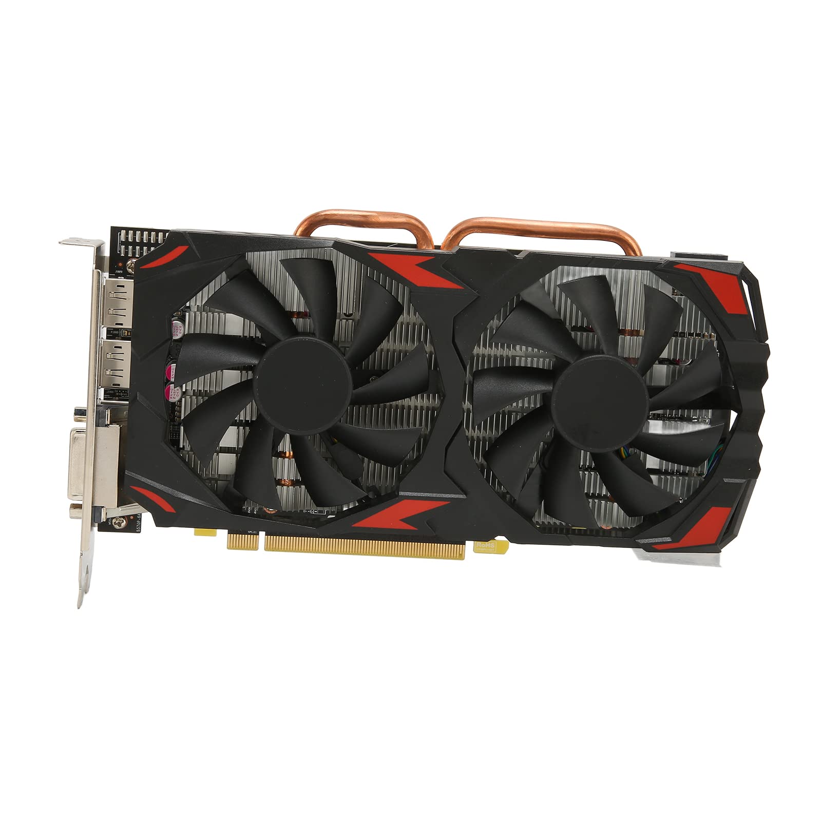 AMD Radeon RX 580 8GB GDDR5 256-Bit Gaming Graphics Card with Dual Cooling Fans | PCIe 3.0 | Active Fan Control & Freeze Fan Stop Technology | Perfect for PC Gaming, Video Editing & Home Office Workstations