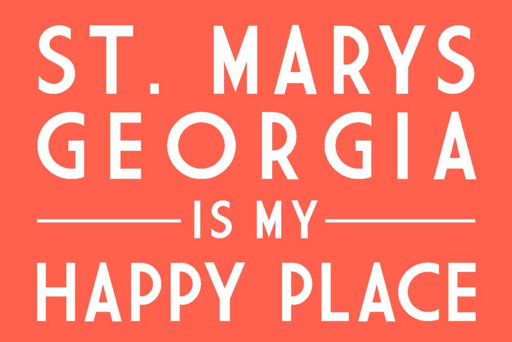 St. Marys Georgia Metal Wall Art - 16x24 Gallery Quality Aluminum Decor for Home & Office - Coastal Town Landscape Print for Living Room, Bedroom or Gift