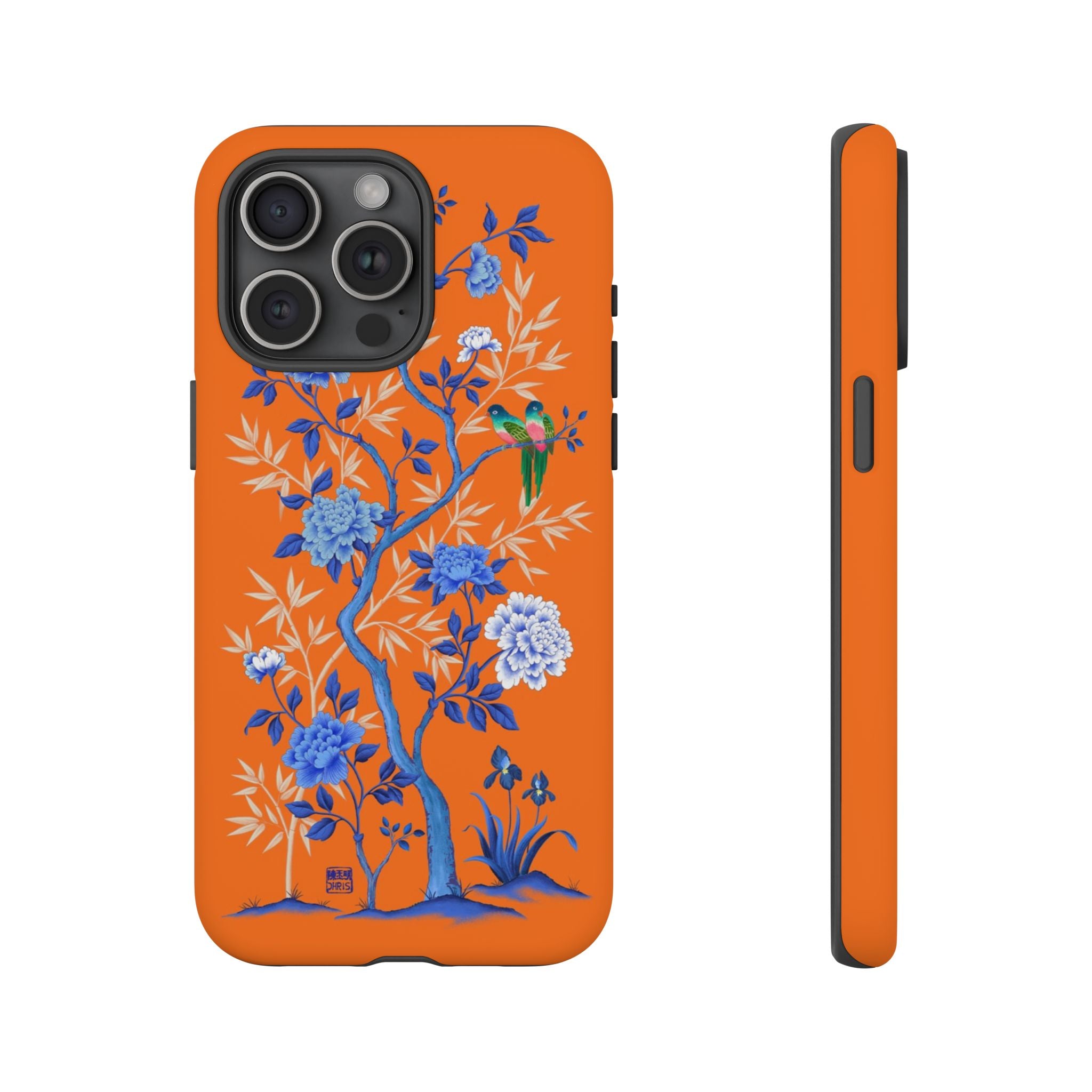 The Lovers Orange iPhone Case - Trendy Protective Cover for iPhone 13/14/15 Pro Max - Perfect for Couples, Gifts & Everyday Use