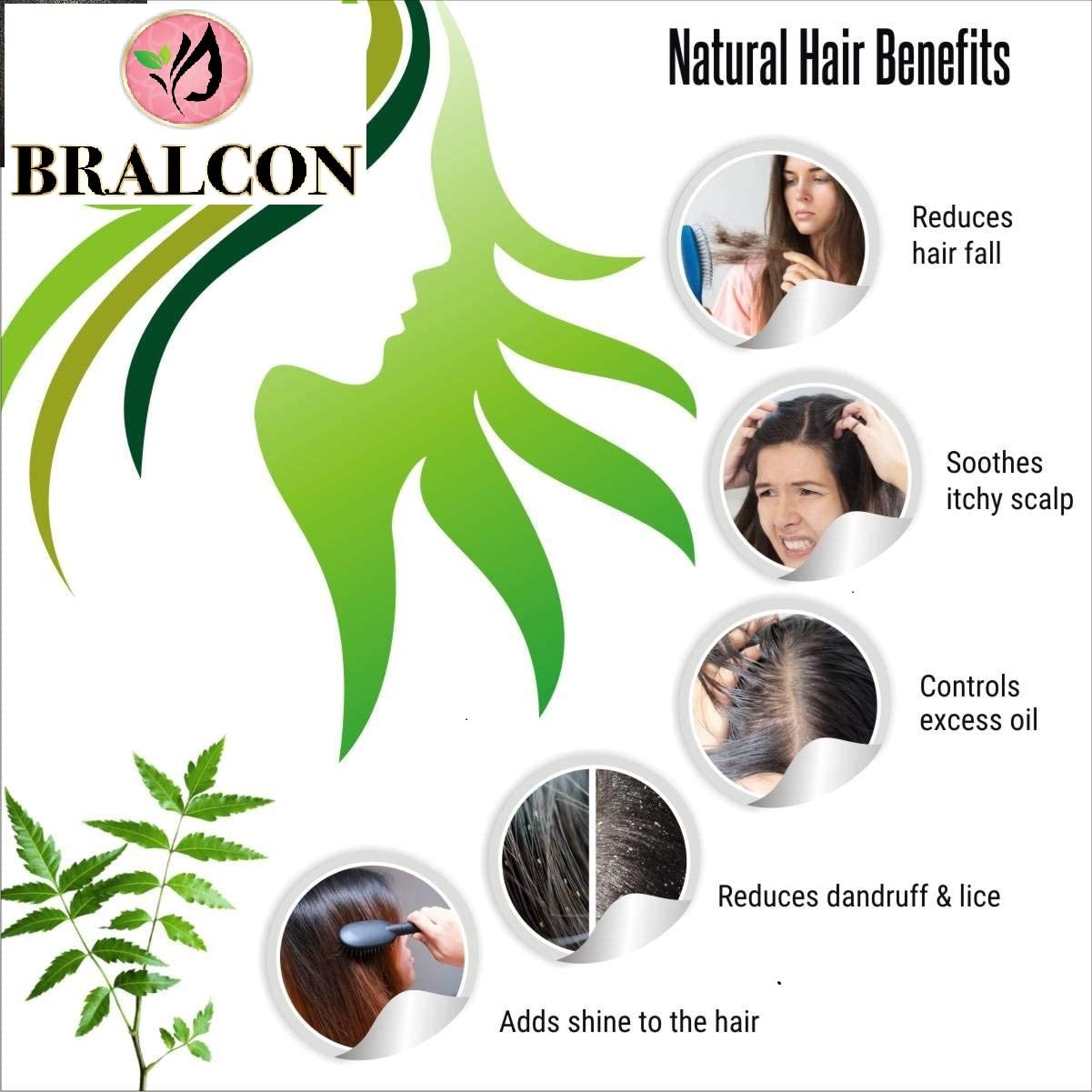 BRALCON Organic Chandan Powder, Neem Leaf Powder & Rose Petal Powder Combo - 300g (3 x 100g) | Natural Ayurvedic Face Pack for Glowing Skin, Whitening & Facial Care | Perfect for Daily Skincare Routine, Spa Treatments & Holistic Beauty Regimen
