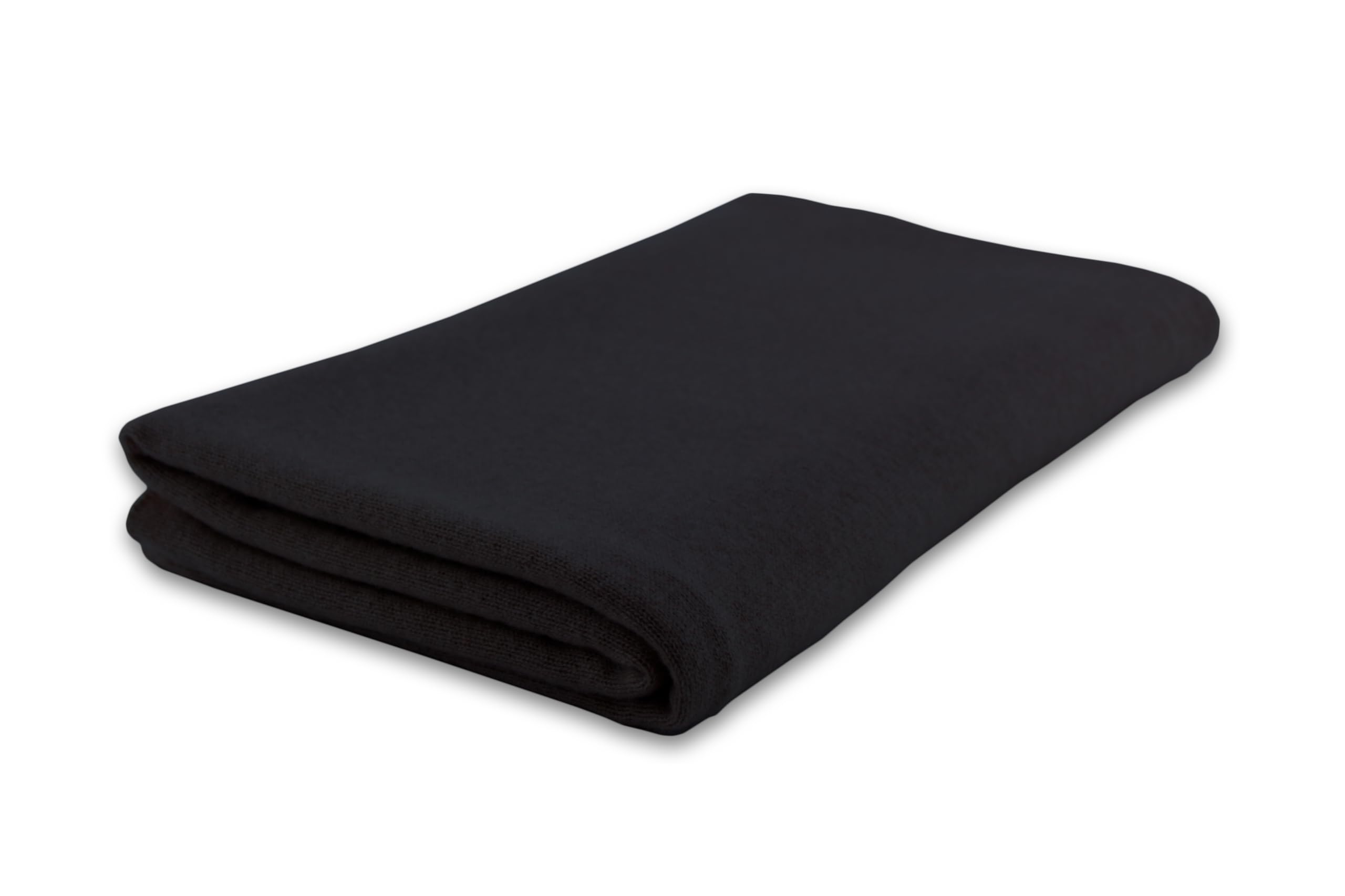 100% Pure Cashmere Travel Wrap & Shawl - Lightweight Scarf for Women, Black - Includes Storage Bag & Gift Box - Perfect for Airplane, Office & Winter Outfits