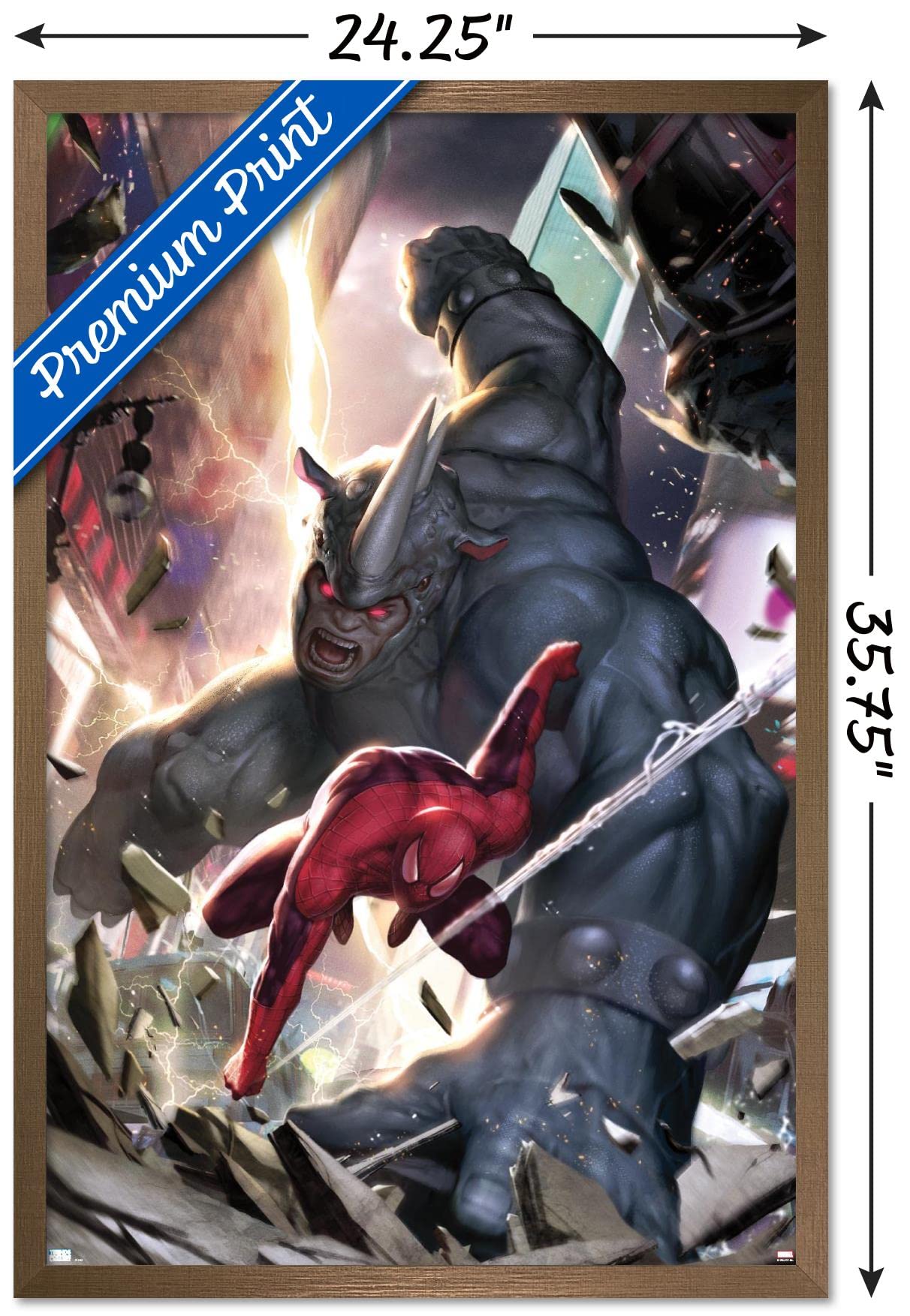 Trends International Marvel Comics Spider-Man, Rhino & X-23 #10 Wall Poster - 34