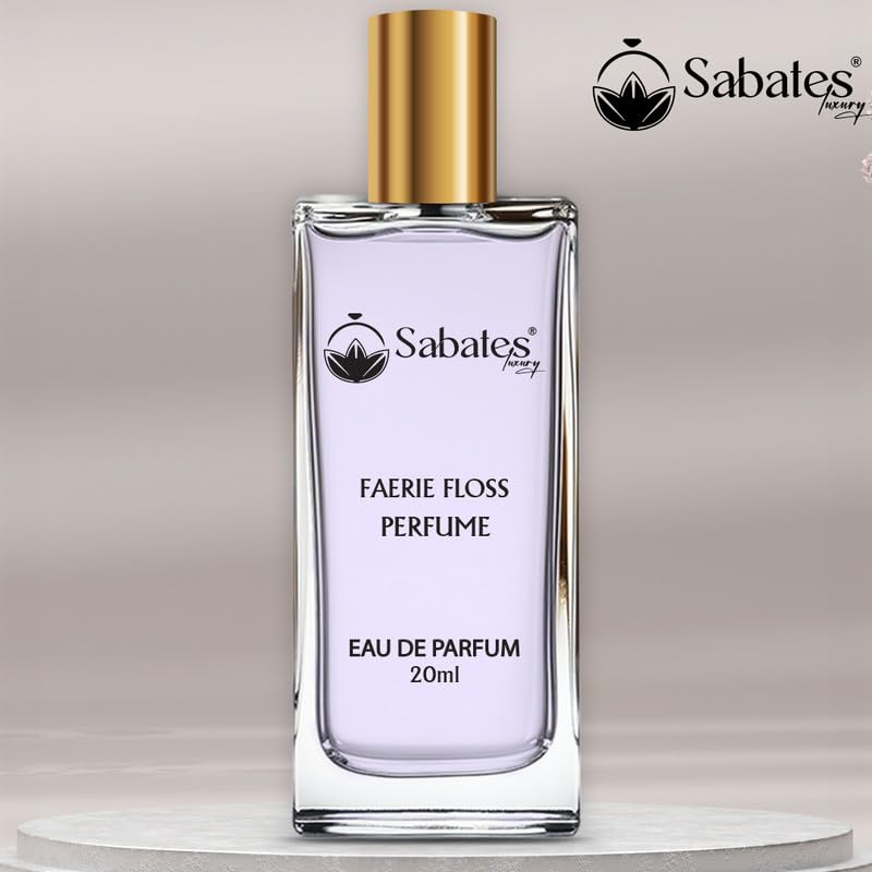 Sabates Faerie Floss Elegant Women's Perfume Spray - Floral Fragrance for Special Occasions & Daily Wear (20ml, 1-Pack) | Perfect Gift for Her, Date Nights & Office Use