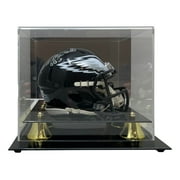 Jordan Mailata Signed Philadelphia Eagles Alternate Black Mini Speed Helmet with Display Case - Authentic Collectible for Football Fans, Man Cave Decor, and Sports Memorabilia Display