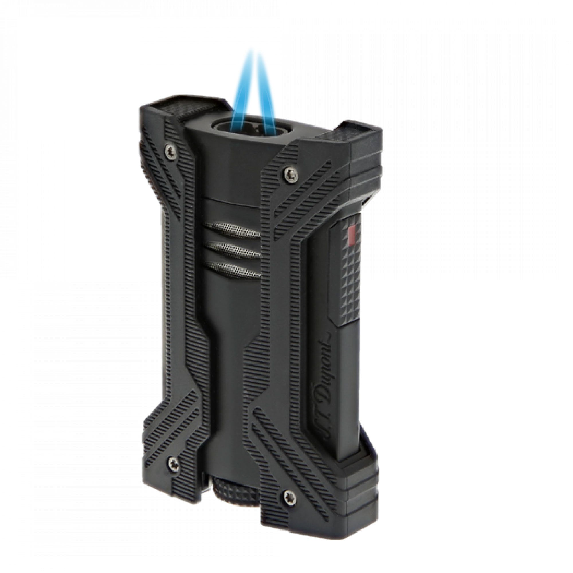 S.T. Dupont Defi XXtreme Black Jet Flame Cigar Lighter - Premium Windproof Butane Lighter for Cigars, Perfect for Outdoor Smoking & Luxury Gifts