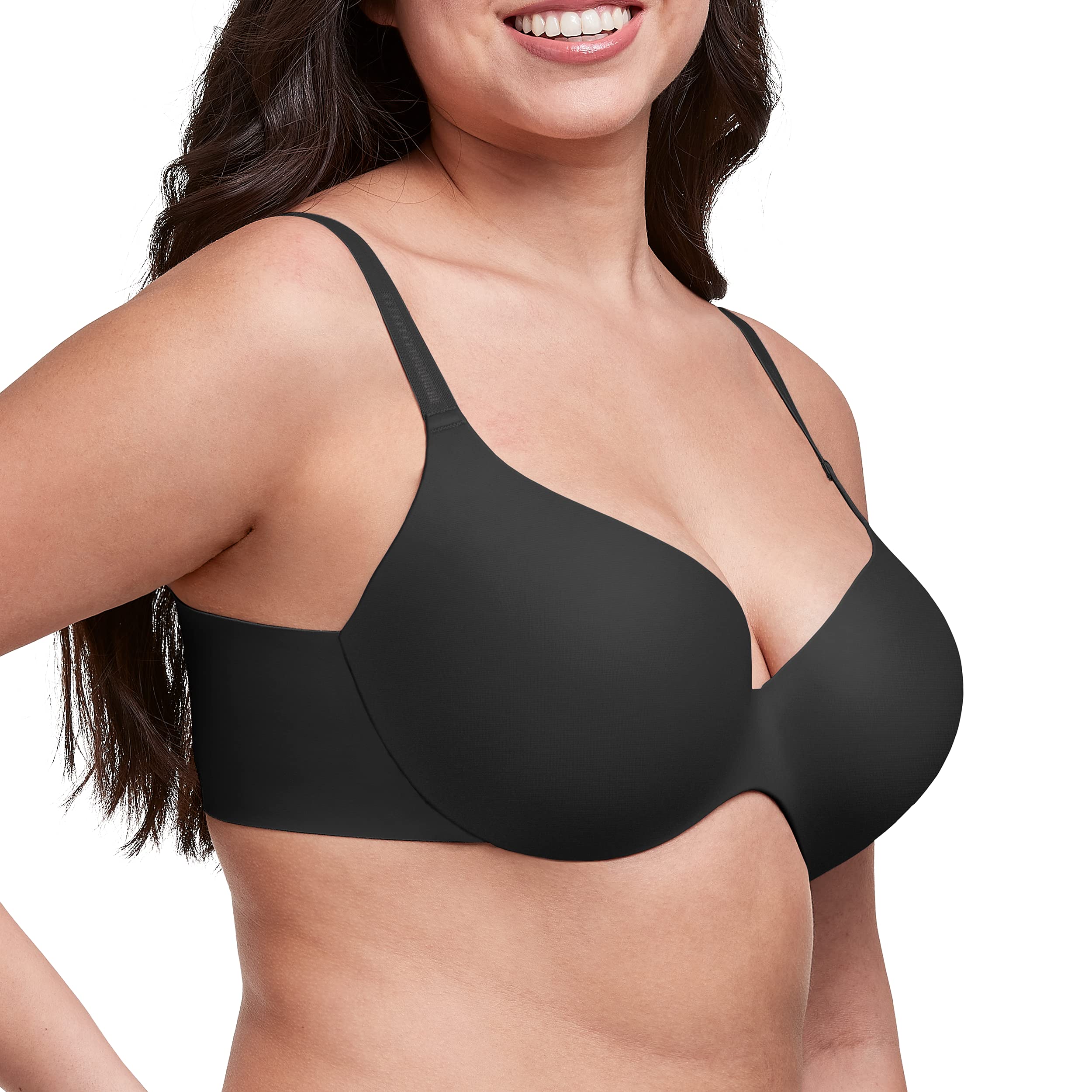Maidenform Women's Dreamwire Back Smoothing Underwire Bra - Comfortable Full Coverage T-Shirt Bra for Everyday Wear & Workout Support