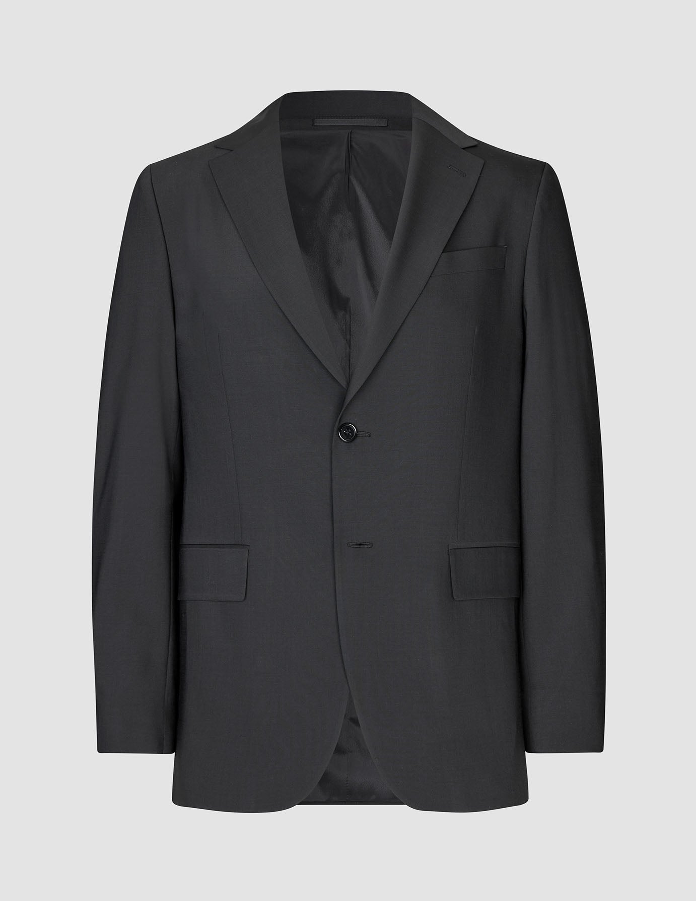 Premium Tech Wool Blazer for Men - Slim Fit Business Suit Jacket - Black Formal Office Wear - Perfect for Work, Meetings & Special Occasions