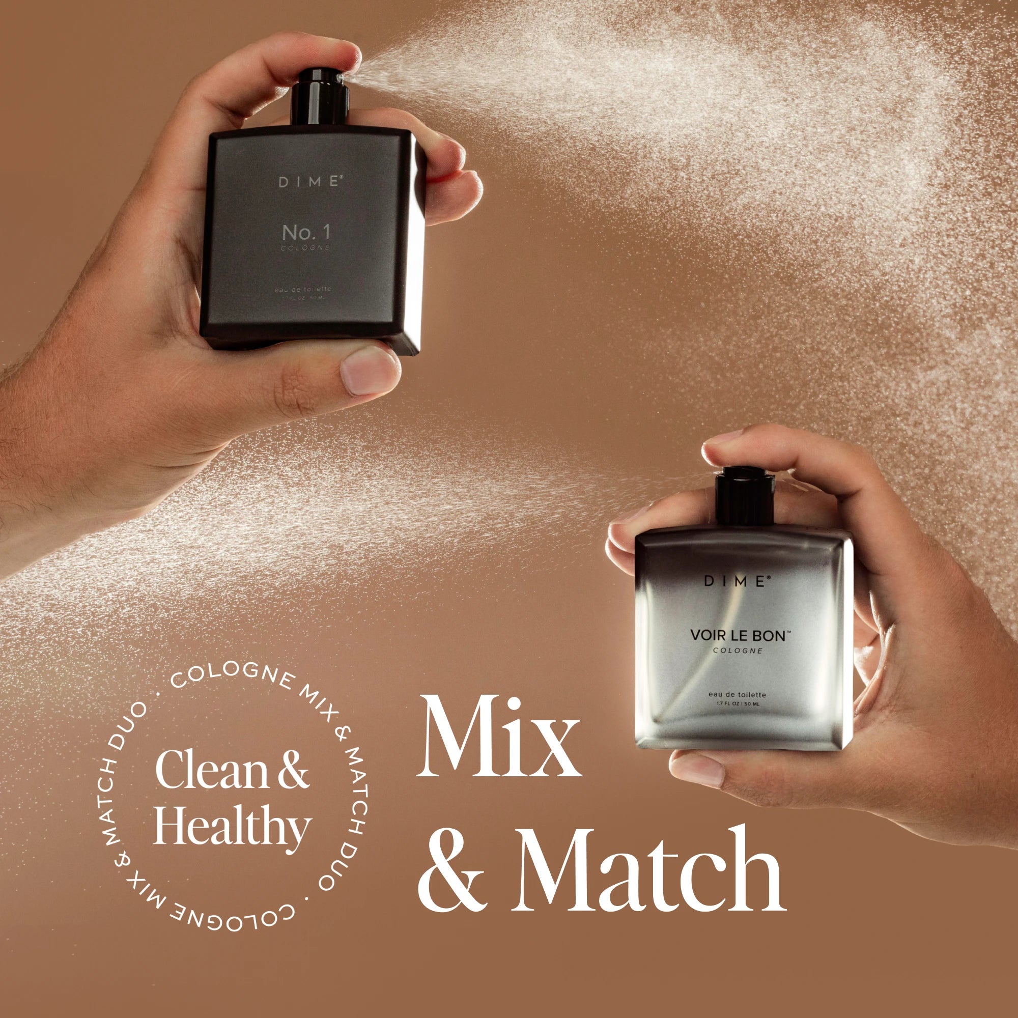 Premium Cologne Gift Set for Men - 2 Fragrance Duo Mix & Match - Perfect for Date Night & Special Occasions
