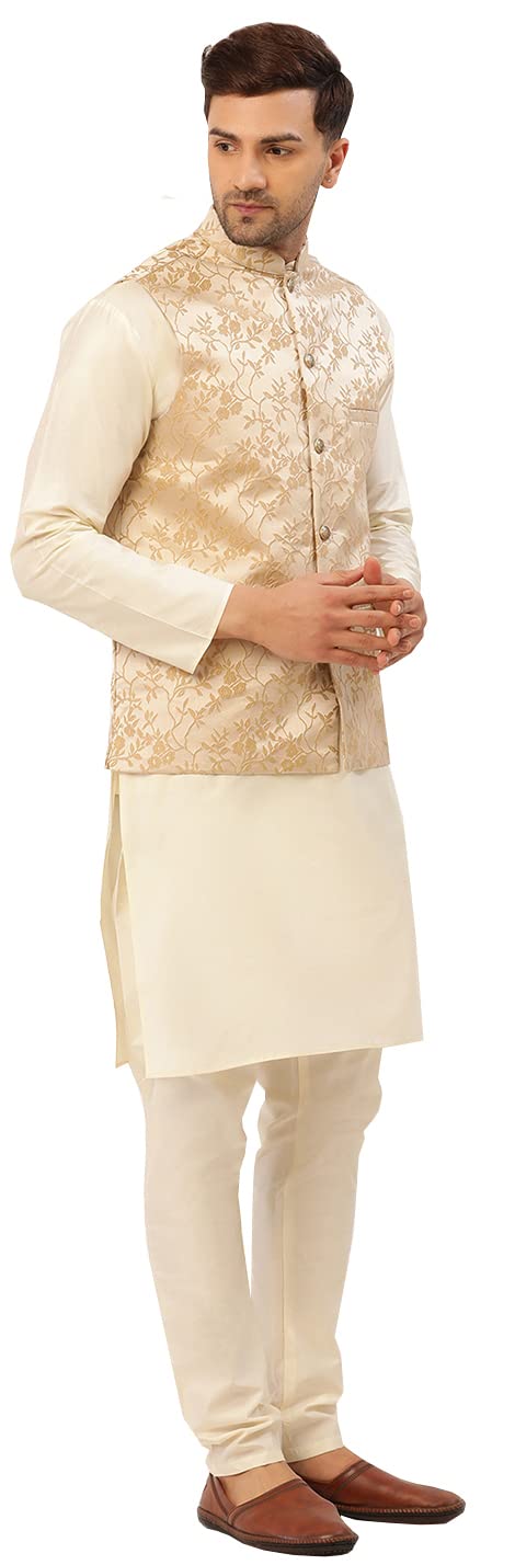 Maple Clothing Men's Nehru Jacket | Indian Waistcoat & Traditional Vest | Wedding Guest Outfit | Formal Occasion & Cultural Event Wear
