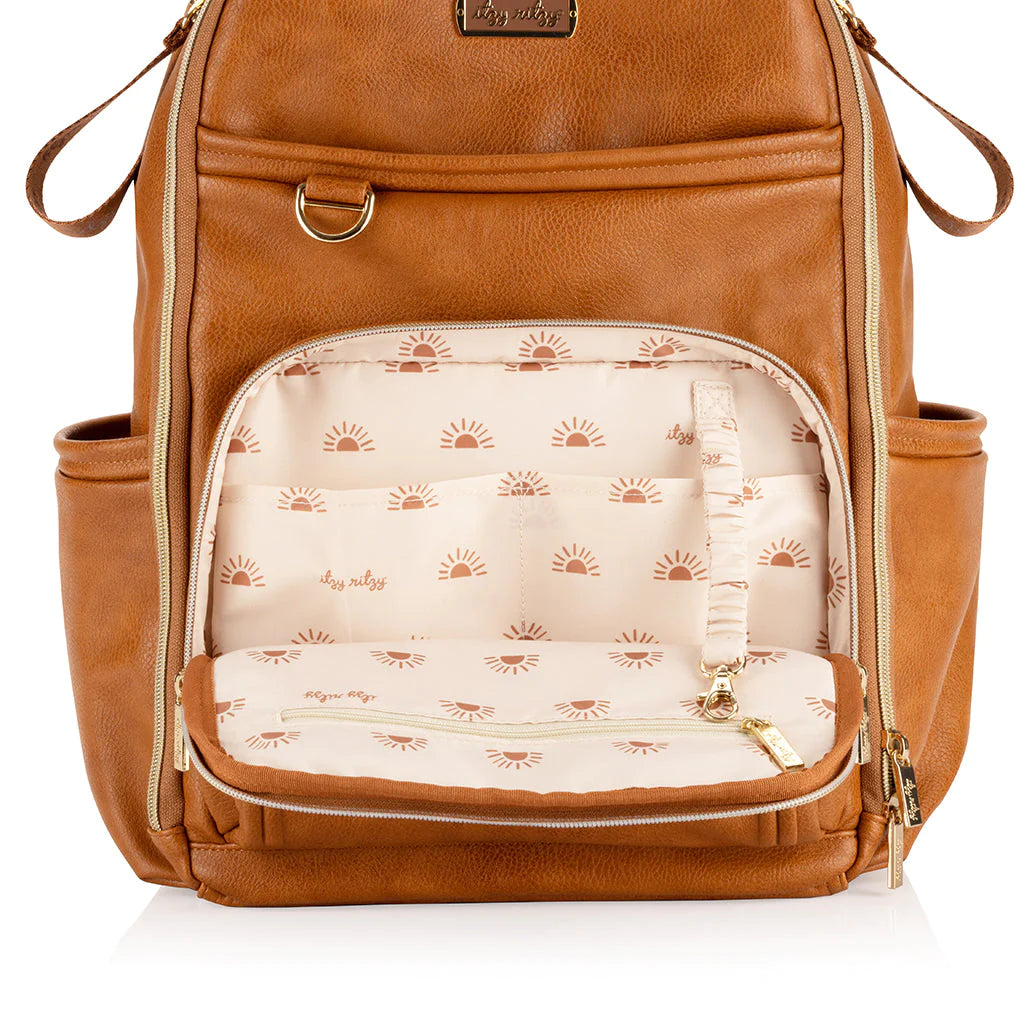 Itzy Ritzy Boss Plus Large Diaper Bag Backpack - Stylish & Spacious Baby Essentials Organizer for Moms on the Go | Perfect for Travel, Daycare & Family Outings