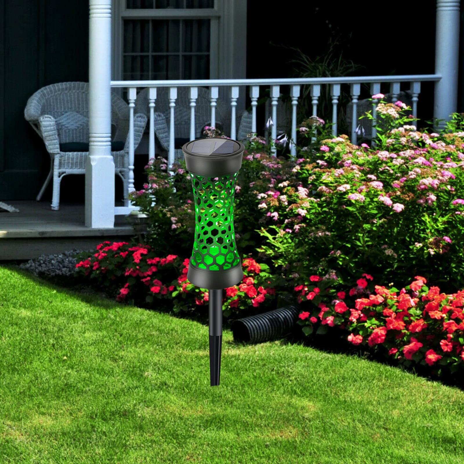Solar Pathway Lights Outdoor - Color Changing Solar Landscape Lights for Garden, Yard, Walkway & Patio | Waterproof & Energy-Efficient Solar Powered Decorative Lighting for Pathways, Driveways & Outdoor Decor