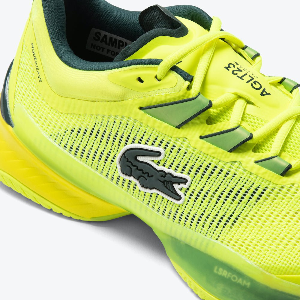 Lacoste AG LT23 Ultra Men's Tennis Shoes - Lightweight & Durable for Tennis & Casual Wear - Yellow