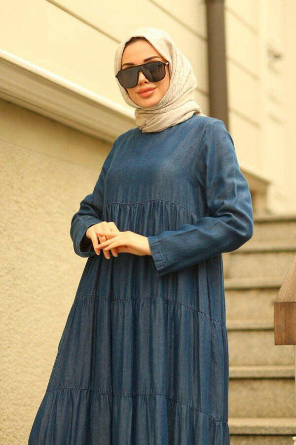 Elegant Tiered Long Maxi Dress - Modest Flowy Summer Dress for Women - Perfect for Beach Vacations, Weddings & Casual Outings