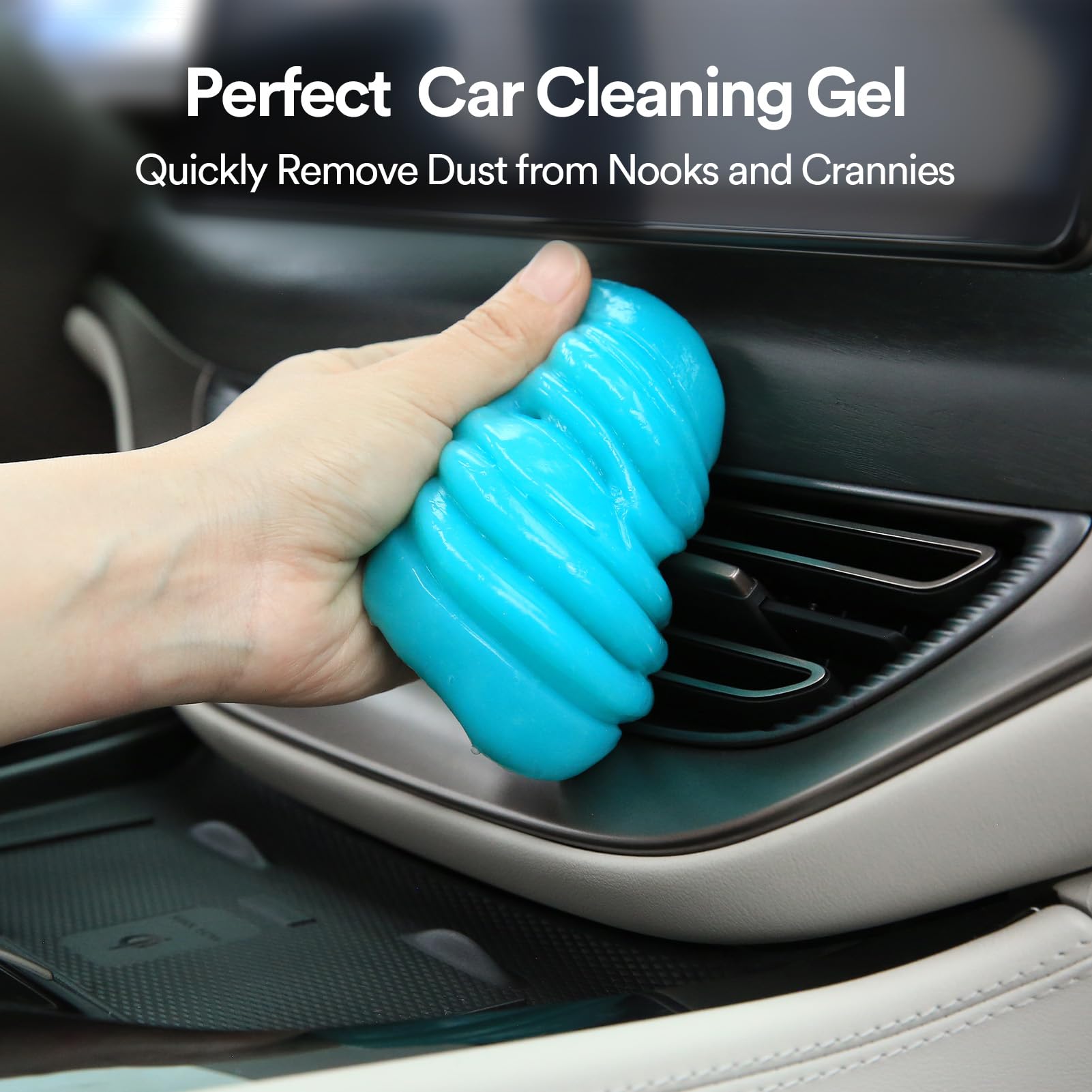 PULIDIKI Car Cleaning Gel & Putty 2-Pack - Pink & Blue for Auto Detailing