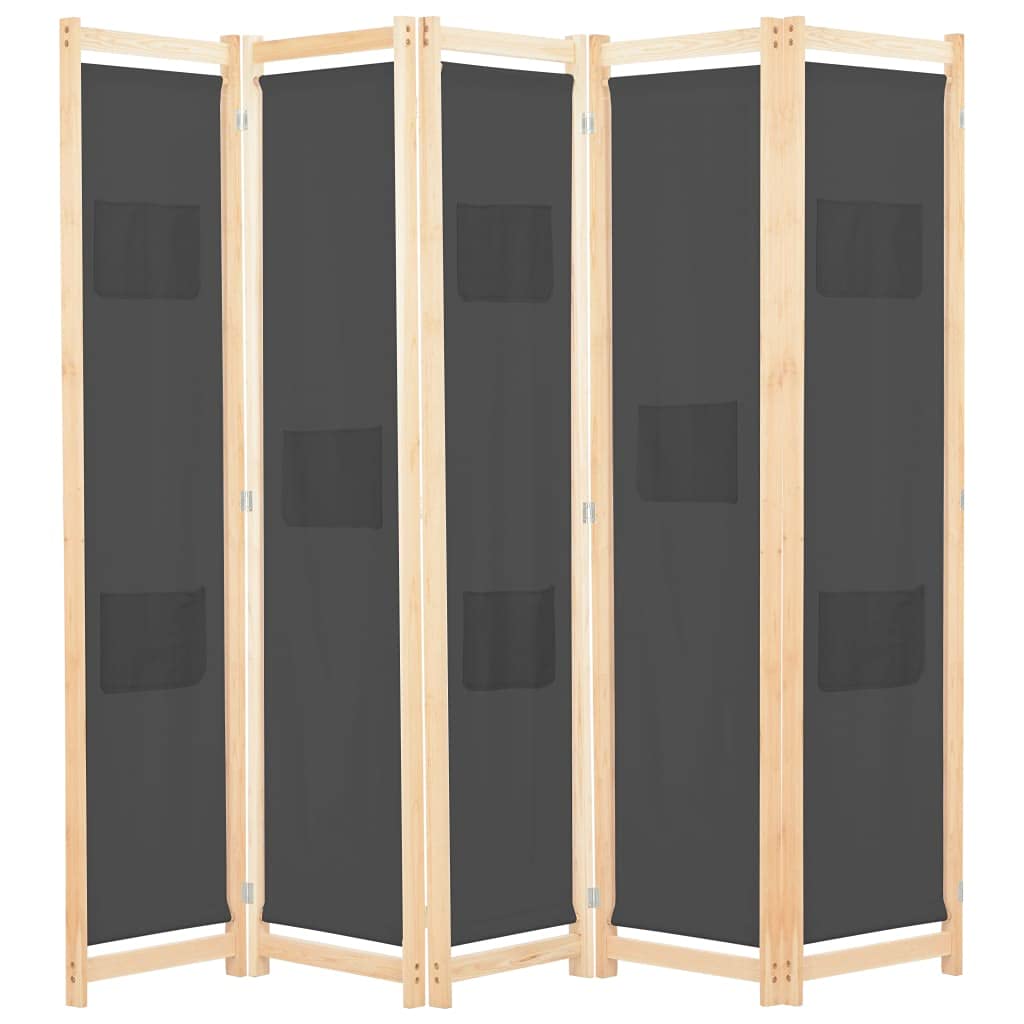 5-Panel Room Divider Screen - 78.7