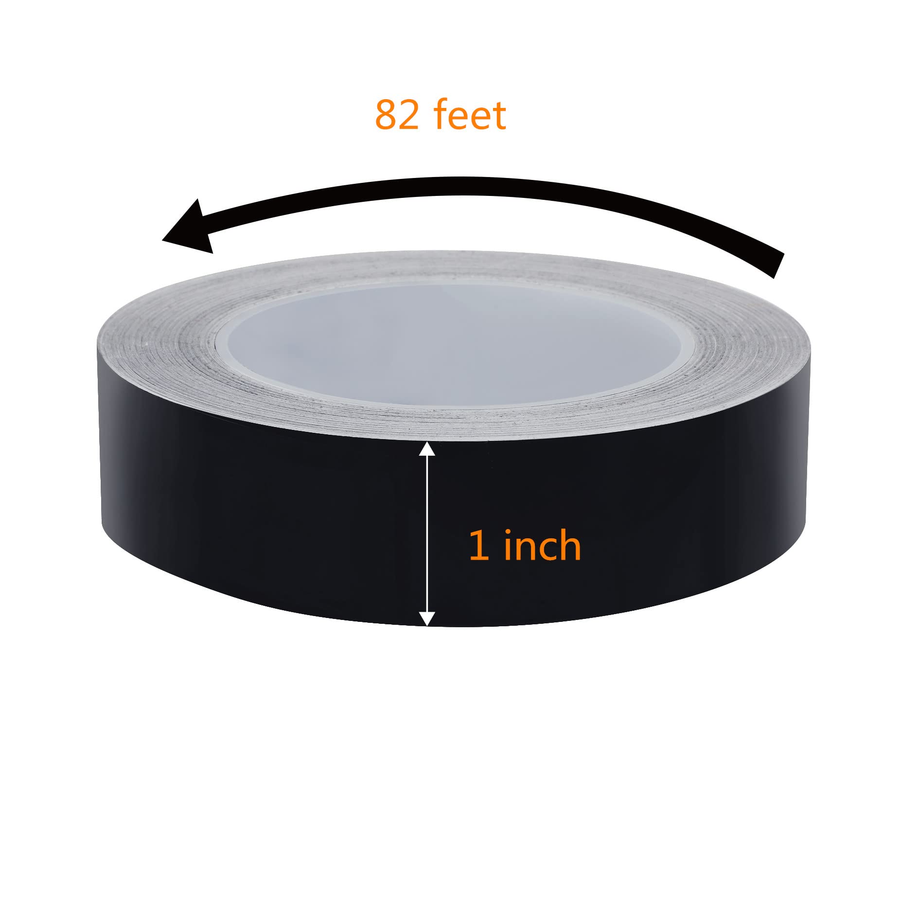 Blackout Tape 1 Inch x 82 Feet - 100% Light Blocking Tape for LED Covers, LCD Panels, Appliances & Lamp Strips - Perfect for Home Theater, Bedroom Light Control & DIY Projects