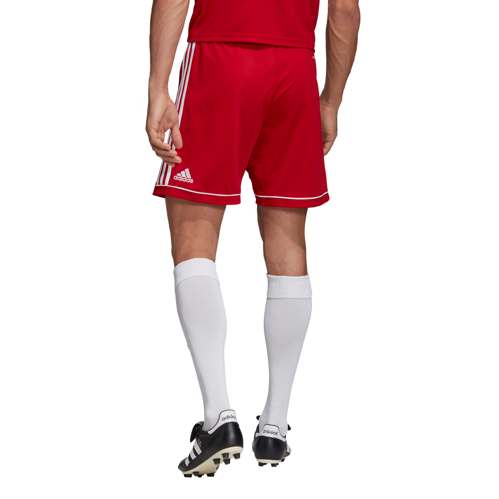Adidas Youth Squadra 17 Soccer Shorts - Red/White - Breathable Athletic Shorts for Boys - Perfect for Training, Games & Casual Wear