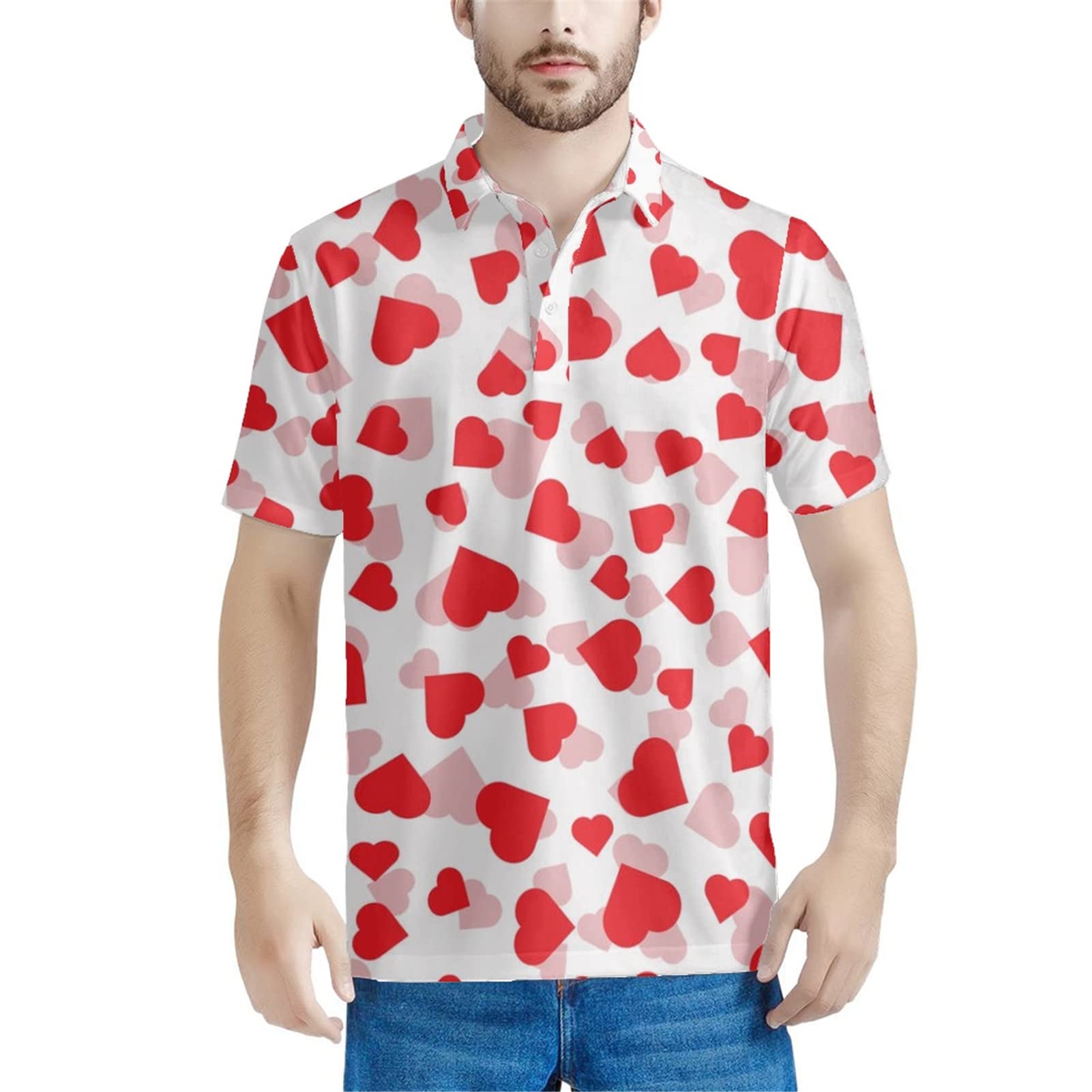 Premium Men's Button Down Polo Shirts - Breathable Golf & Tennis Athletic Tee - Slim Fit Casual & Sports Wear (S-3XL) - Ideal for Golf Outings, Tennis Matches & Summer Casual Style