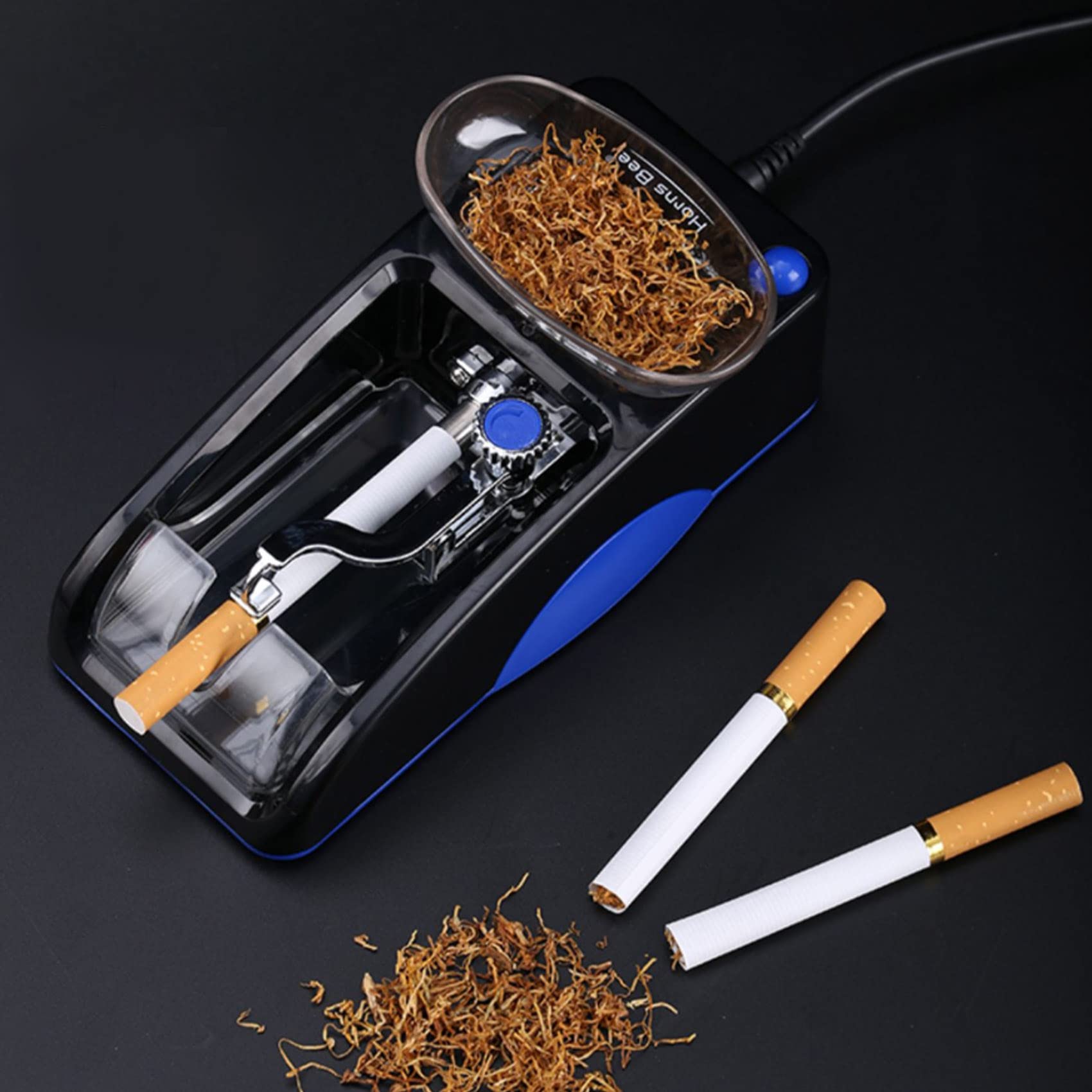 Electric Cigarette Rolling Machine - Automatic Portable Roller Maker with 0.31
