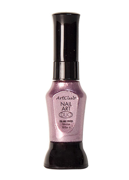 Color Club Nail Art Duo Set - Pink Chrome Nail Polish & Top Coat | Long-Lasting Shine for Manicures & Pedicures | Perfect for Parties, Weddings & Special Occasions