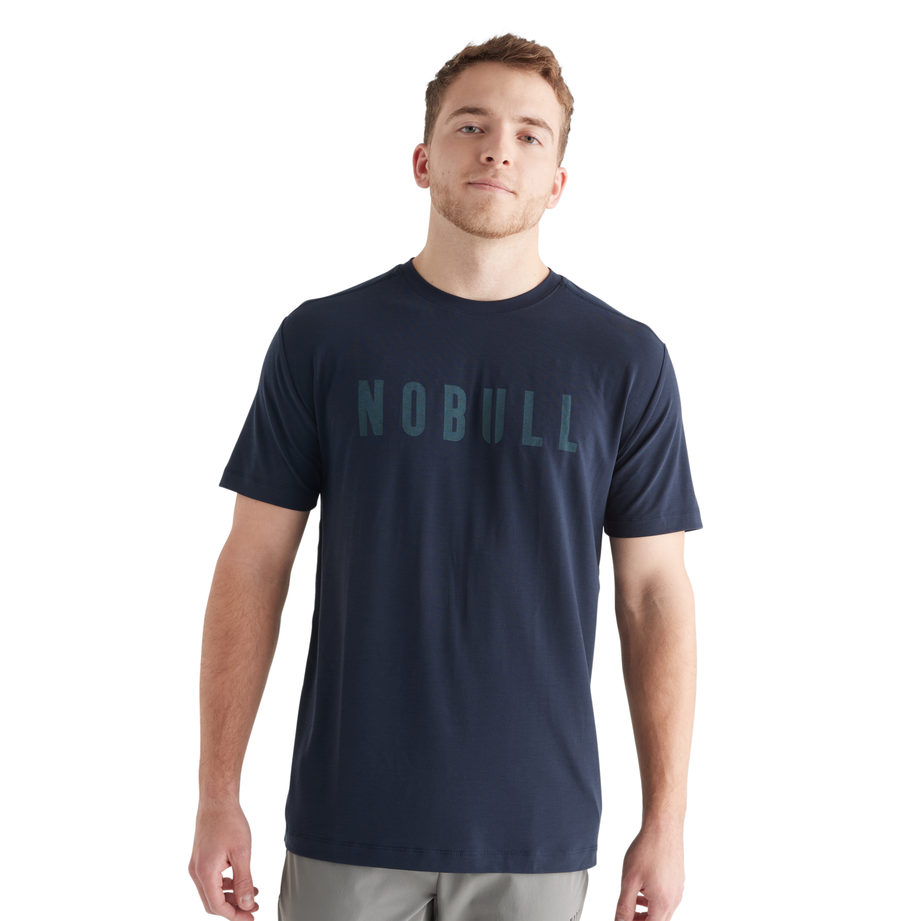 NOBULL Men's Performance T-Shirt - Lightweight, Breathable Workout Tee for Gym, Running & Training
