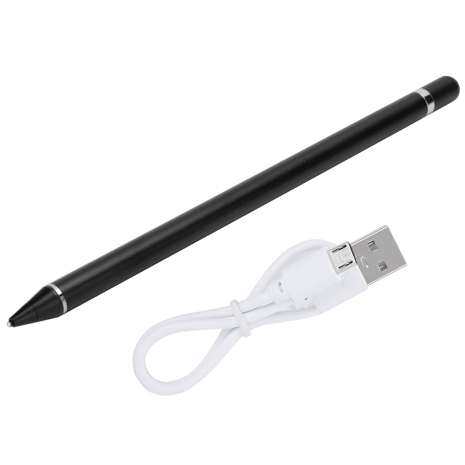 Universal Stylus Pen for Touch Screens - Compatible with Chromebook, Tablets, Laptops & Smartphones | Digital Notebook & Active Pencil for Writing, Drawing & Note-Taking (Black) - Perfect for Students, Professionals & Artists